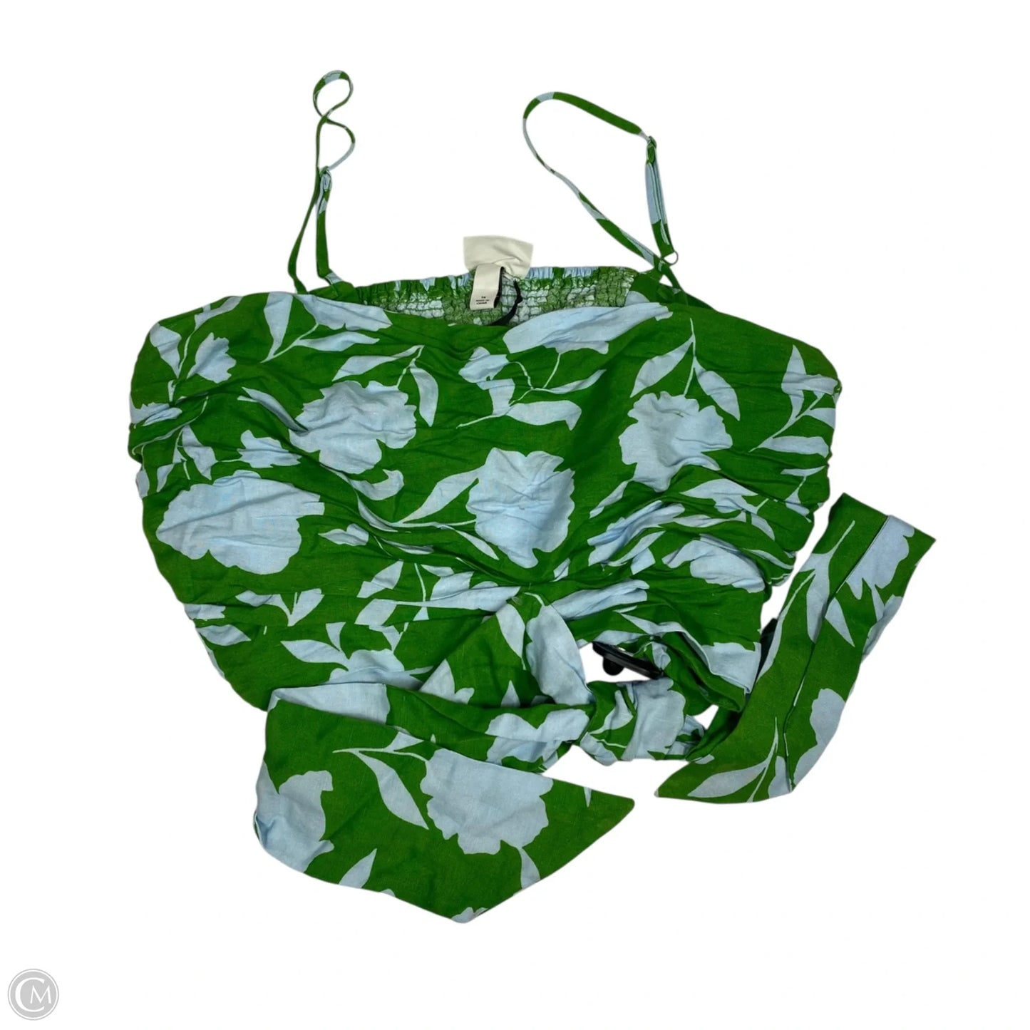 Top Sleeveless Designer By Kate Spade In Green, Size: 1x