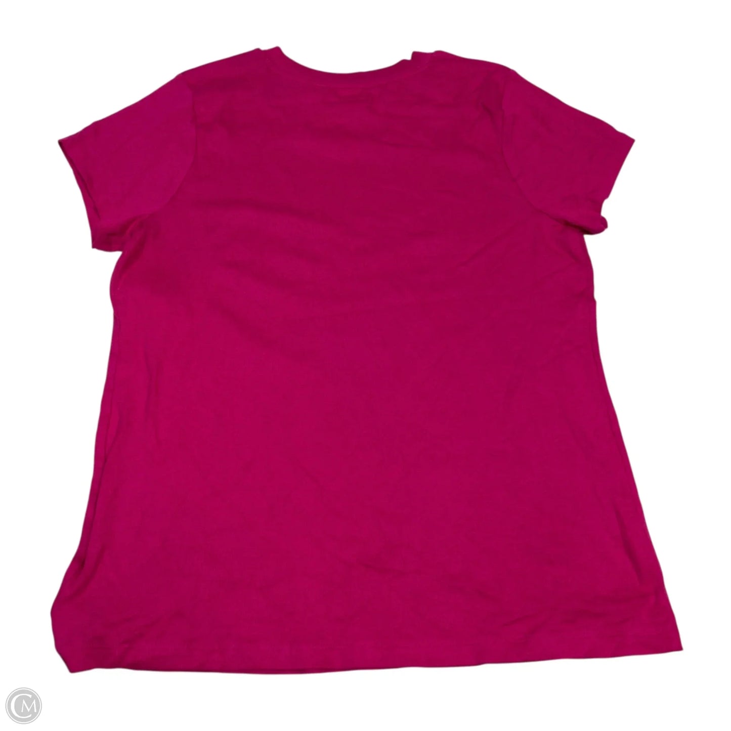 Top Short Sleeve Basic By A New Day In Pink, Size: Xxl