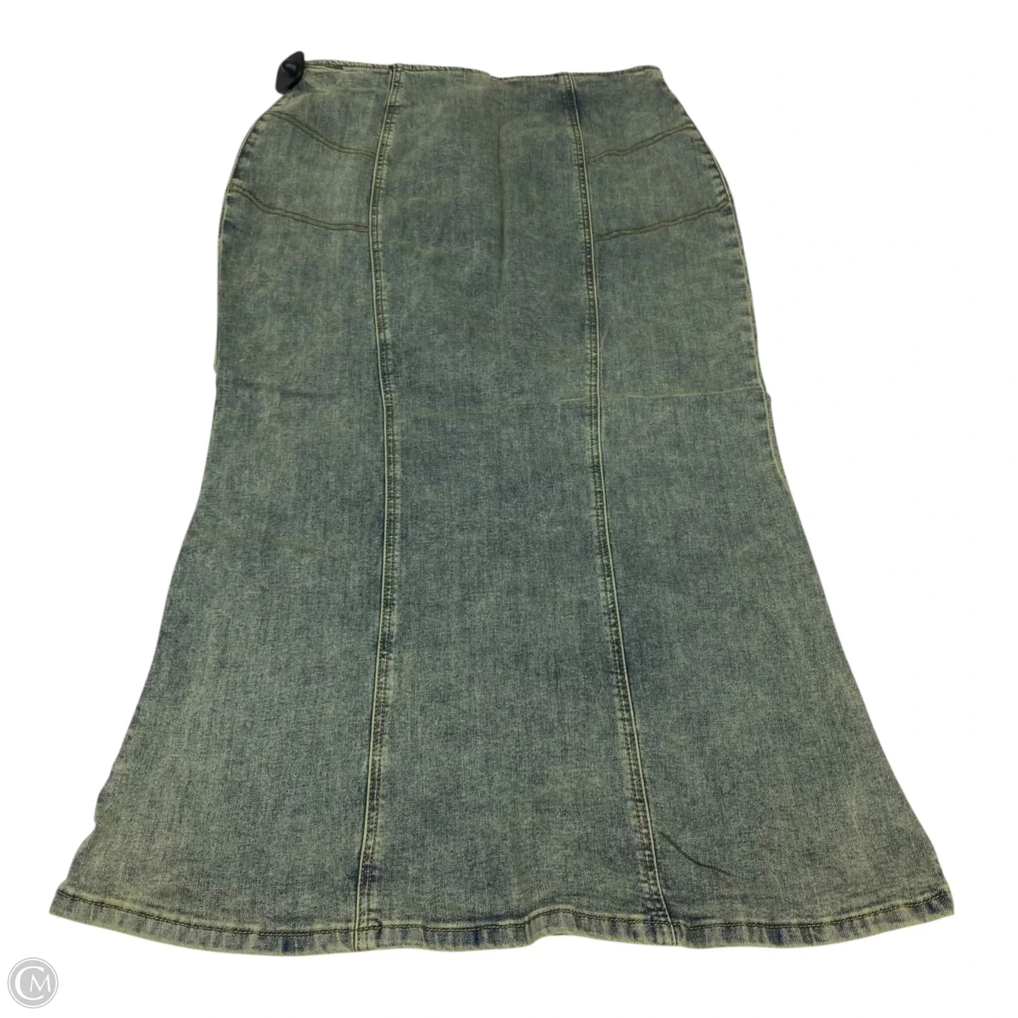 Skirt Set 2pc By Fashion Nova In Blue Denim, Size: Xl