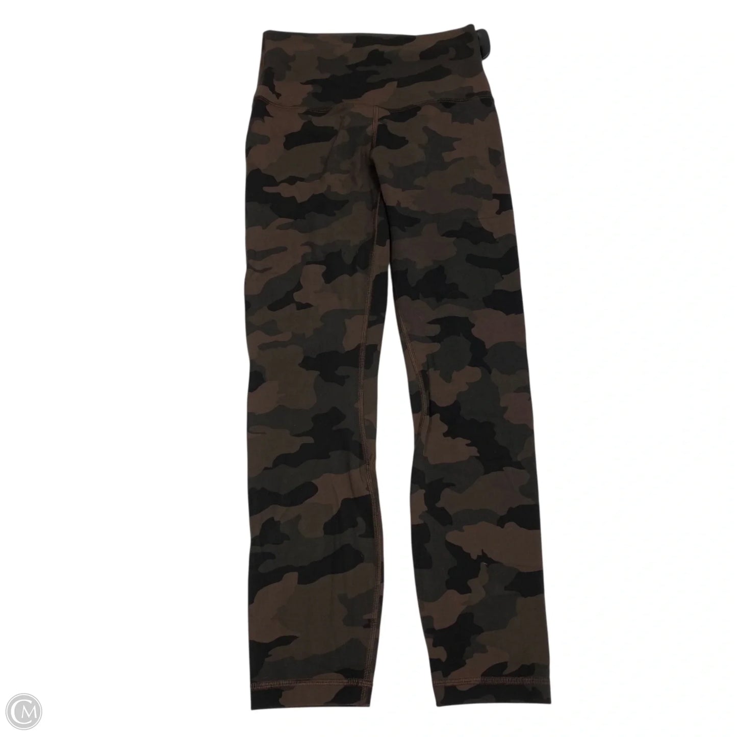 Athletic Leggings Capris By Lululemon In Camouflage Print, Size: S