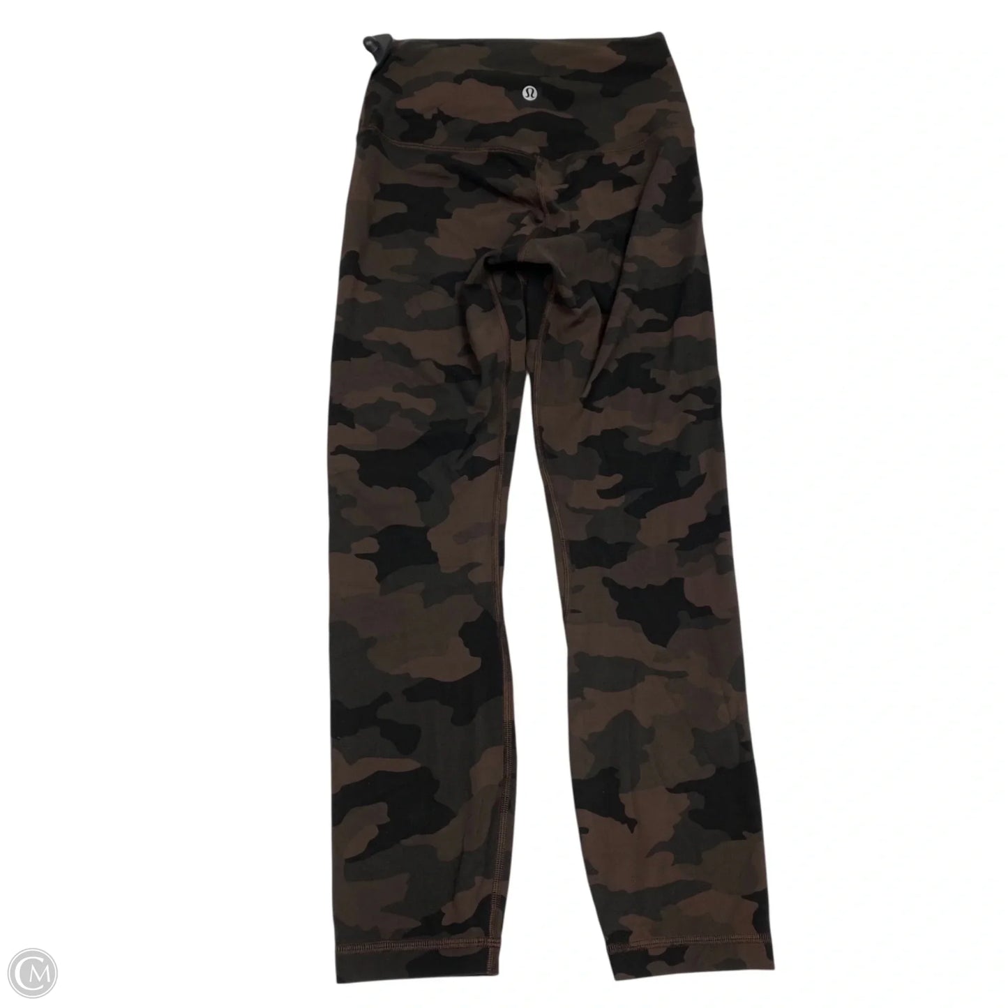 Athletic Leggings Capris By Lululemon In Camouflage Print, Size: S