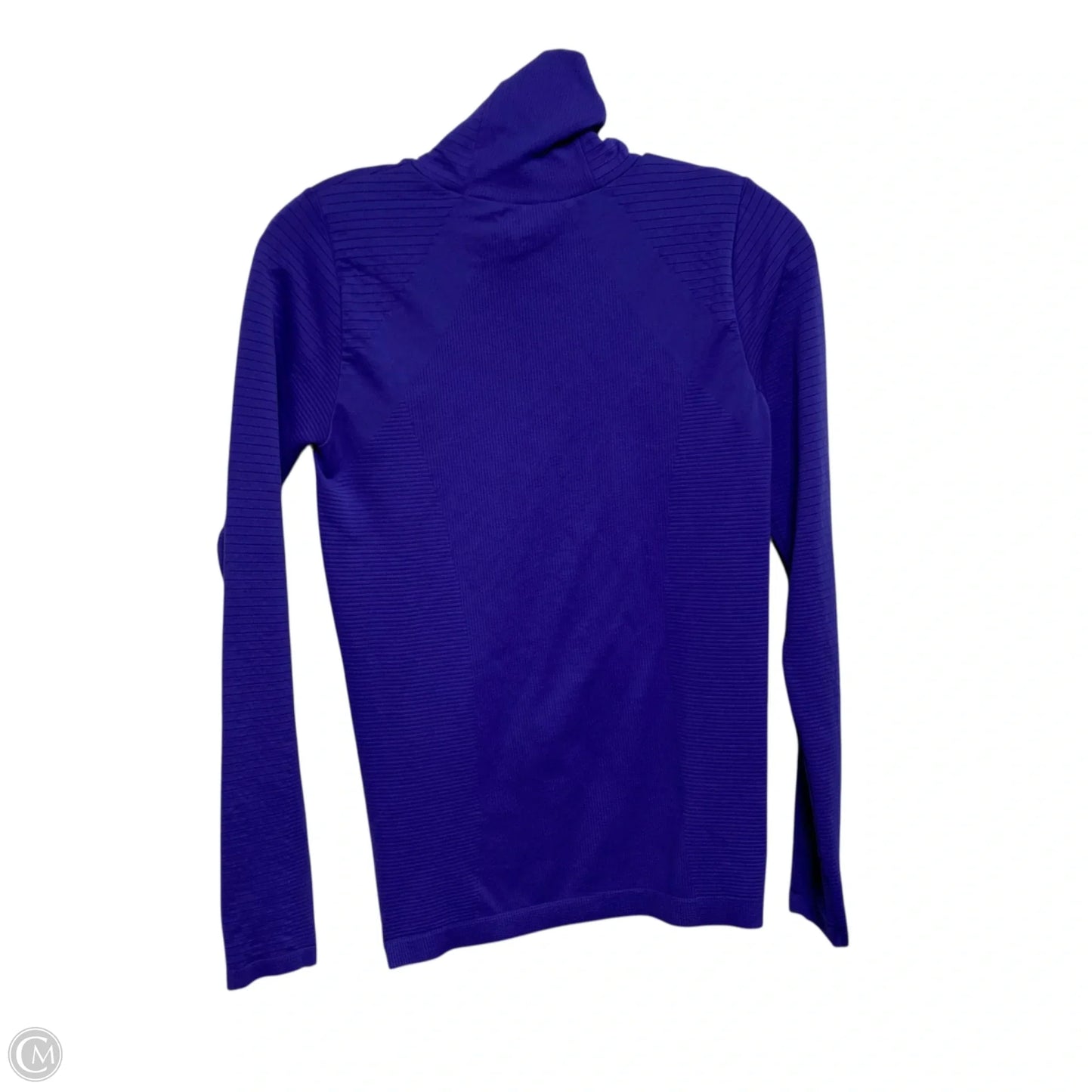 Athletic Top Long Sleeve Collar By Athleta In Purple, Size: S