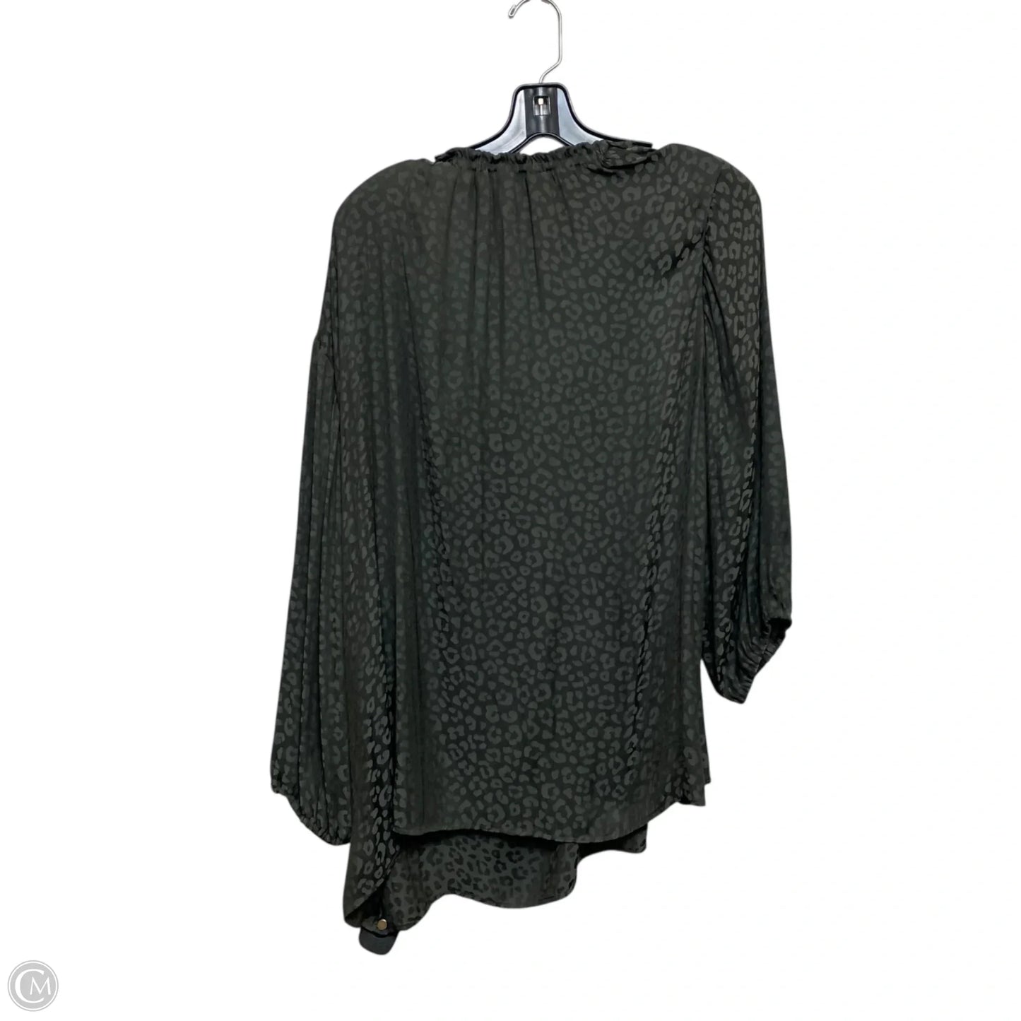 Top Long Sleeve By 41 Hawthorn In Grey, Size: 3x