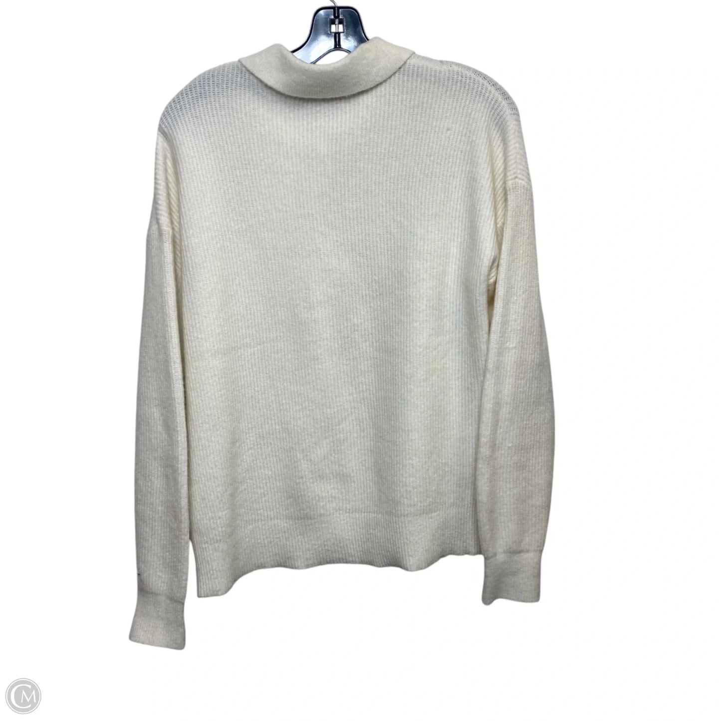 Sweater By Loft In Cream, Size: S