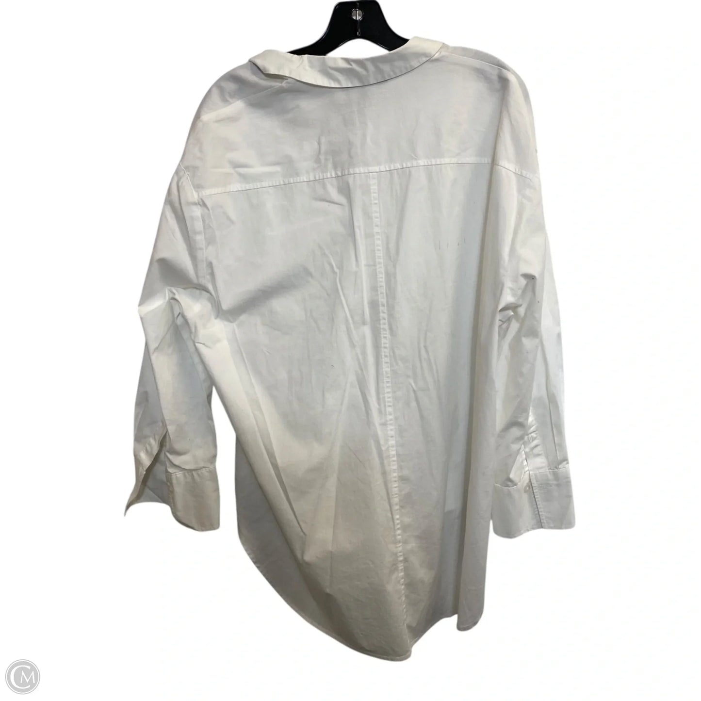 Top Long Sleeve By Whistles In White, Size: S