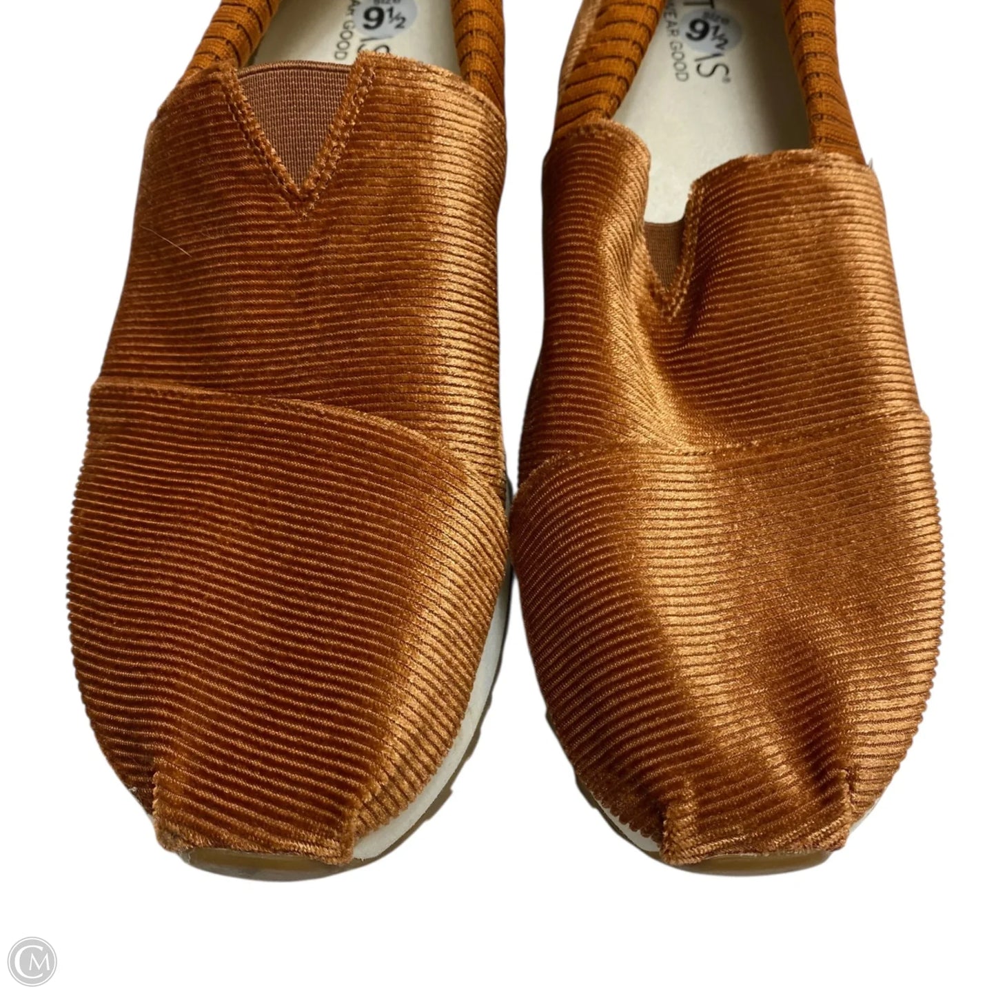 Shoes Flats By Toms In Orange, Size: 9.5