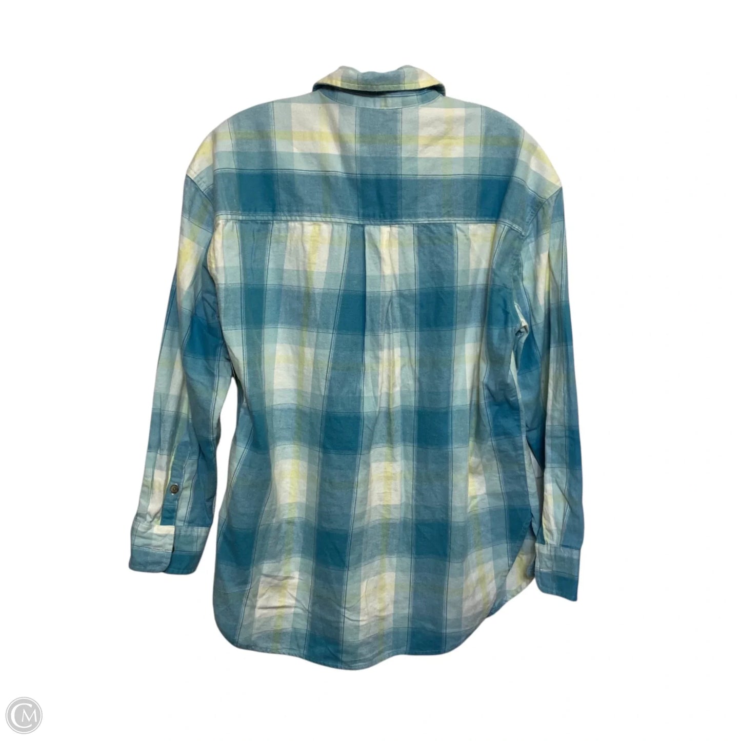 Top Long Sleeve By Universal Thread In Blue, Size: S