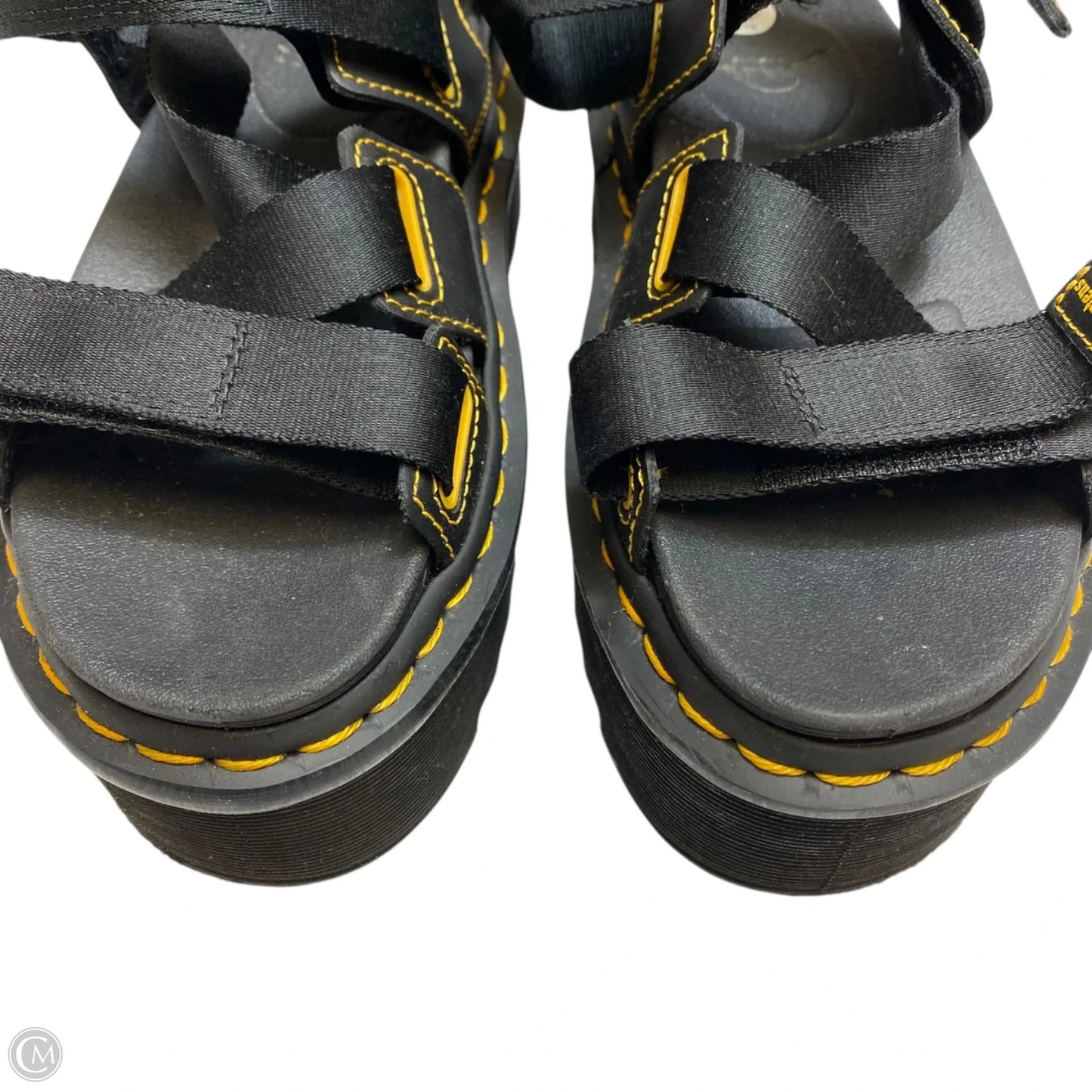 Sandals Designer By Dr Martens In Black, Size: 7