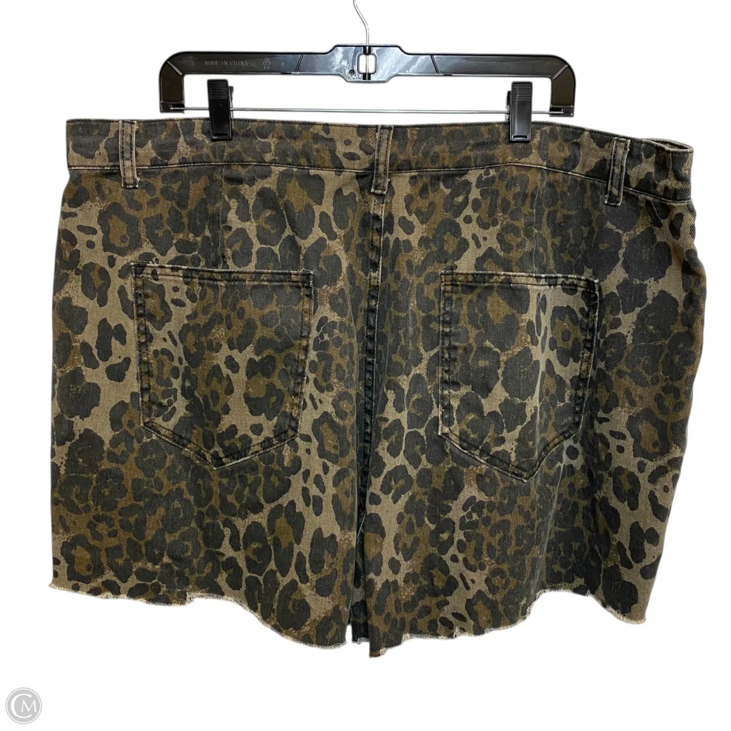 Skort By Shein In Animal Print, Size: 4x