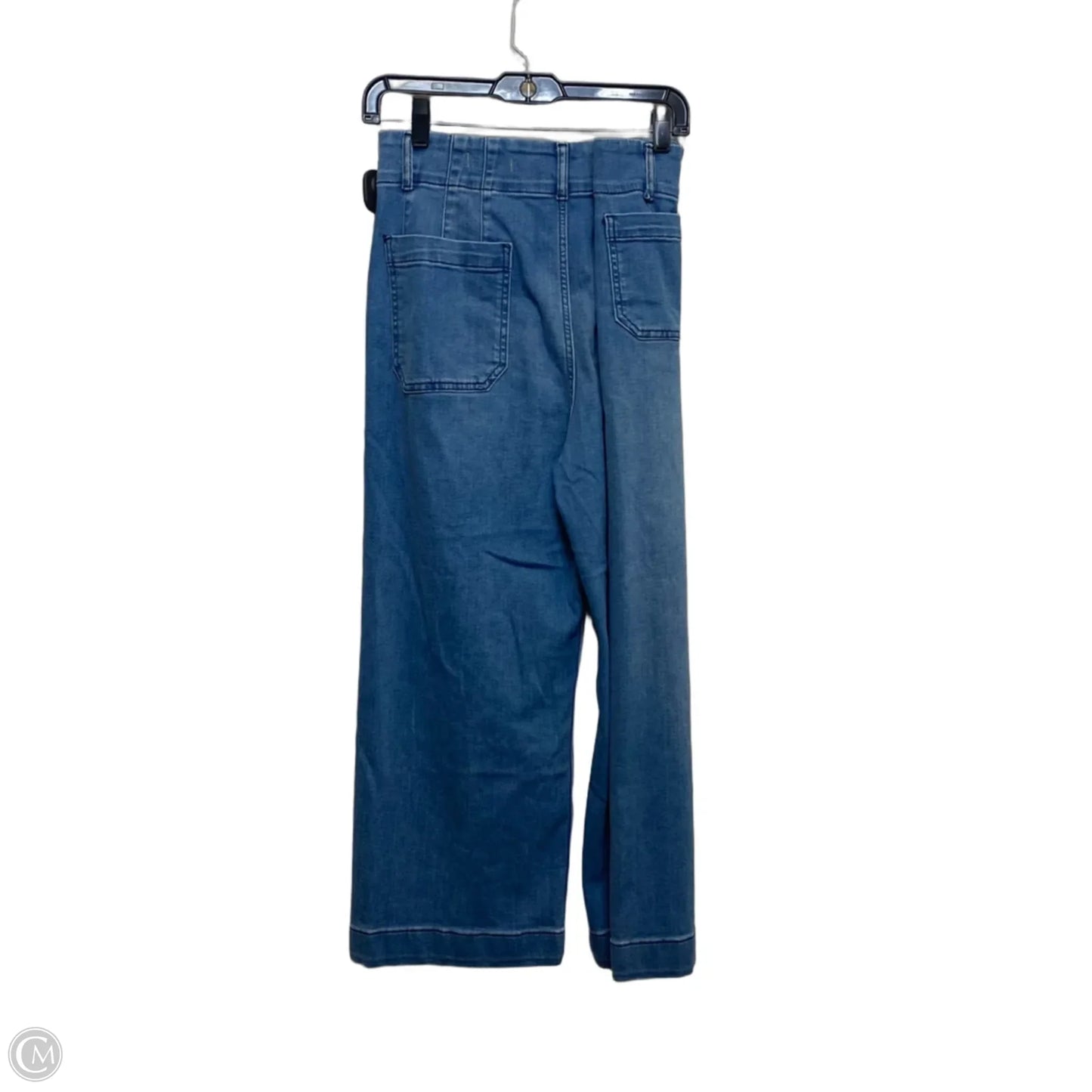 Jeans Cropped By Pilcro In Blue Denim, Size: 14