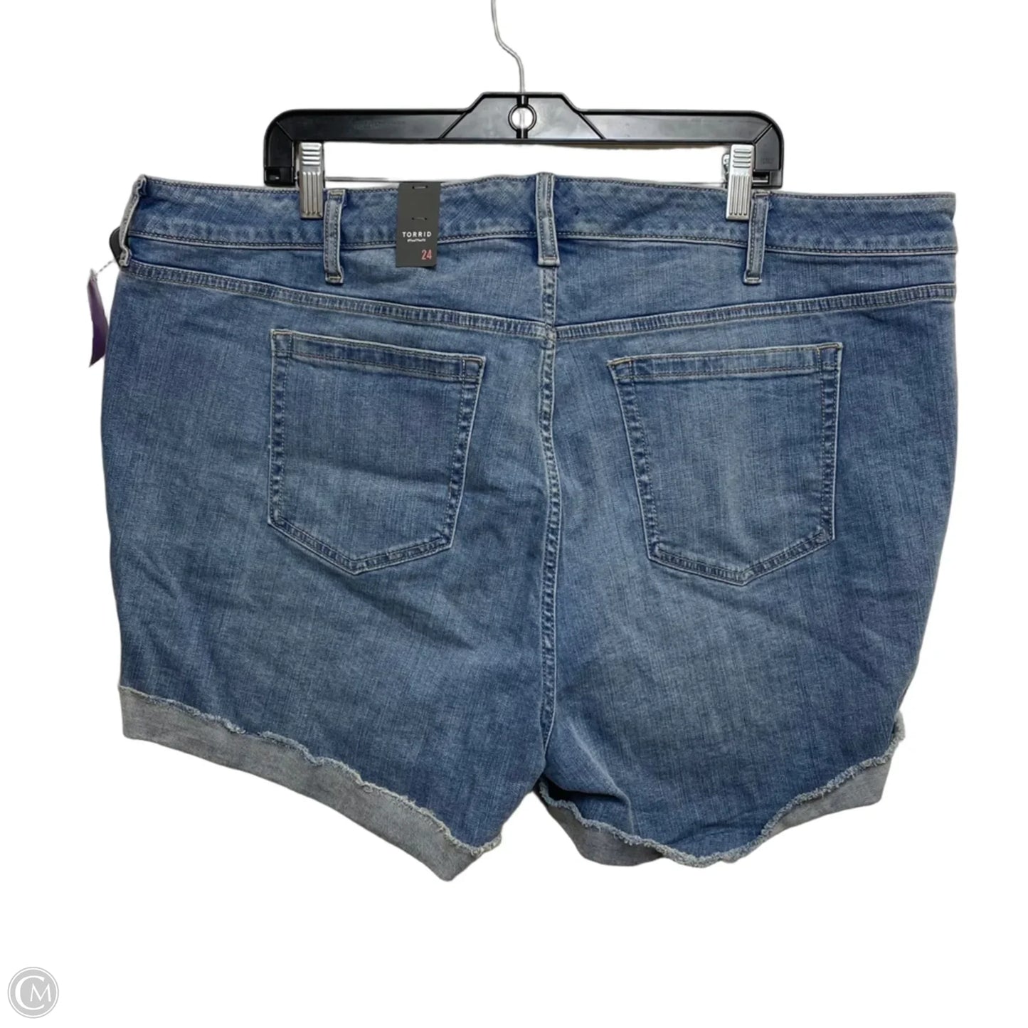 Shorts By Torrid In Blue Denim, Size: 24