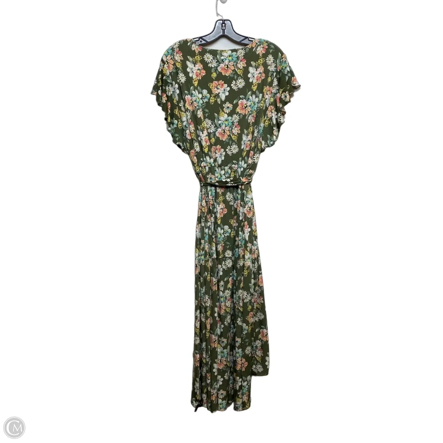 Dress Casual Midi By Cato In Green, Size: 1x
