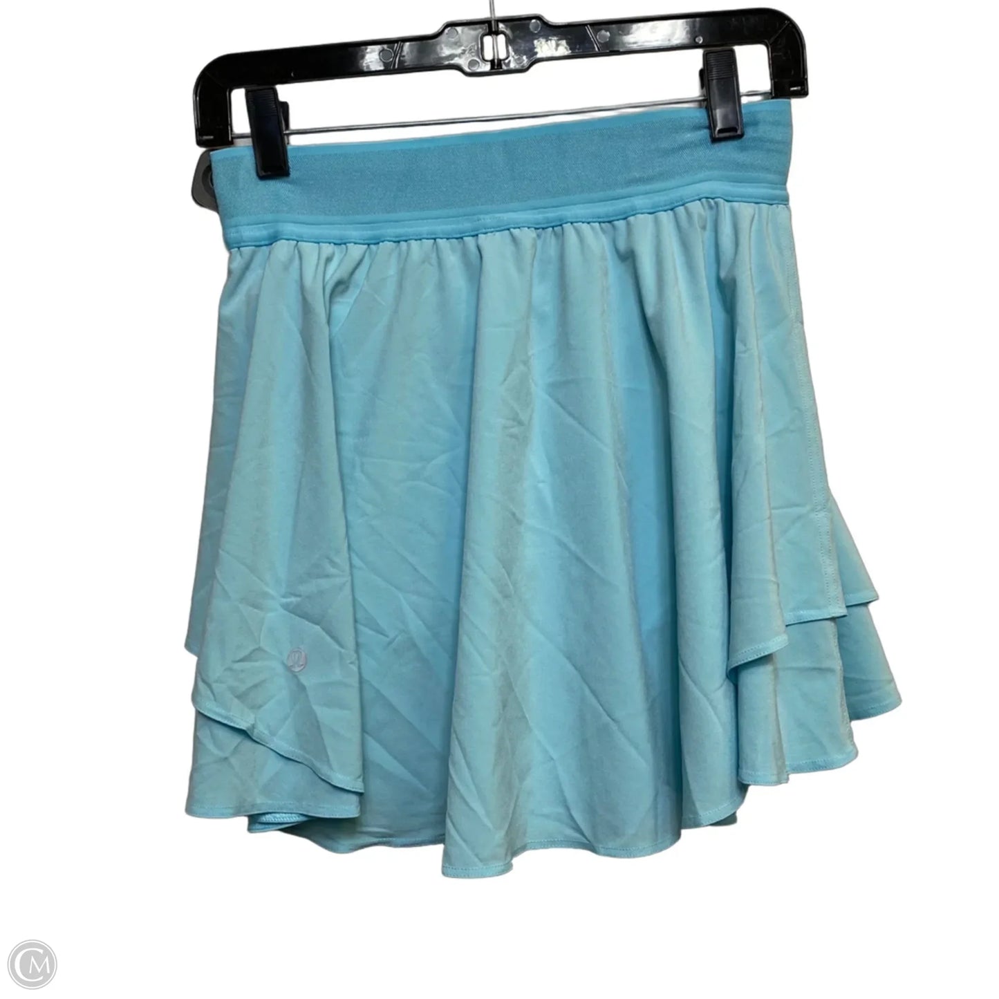 Athletic Skort Designer By Lululemon In Blue, Size: S
