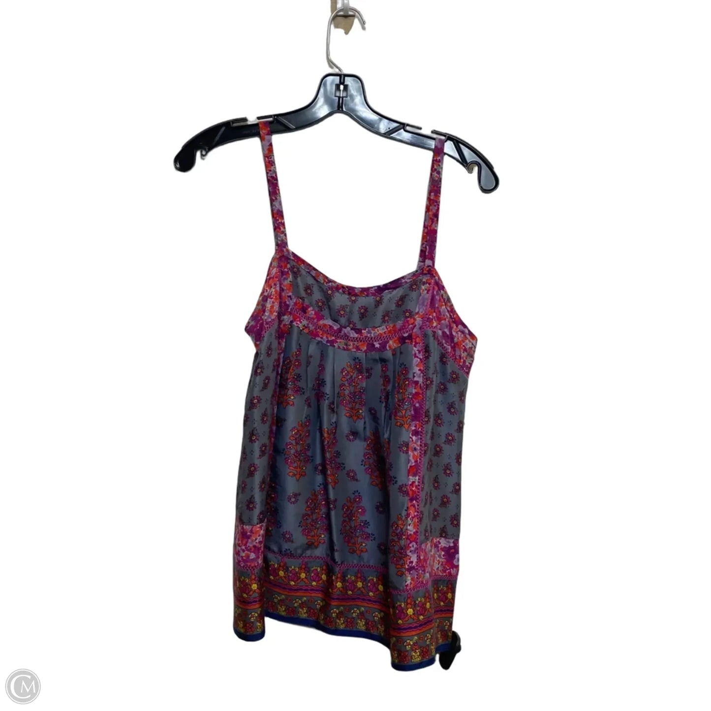 Top Sleeveless By Rebecca Taylor In Grey & Purple, Size: Xs
