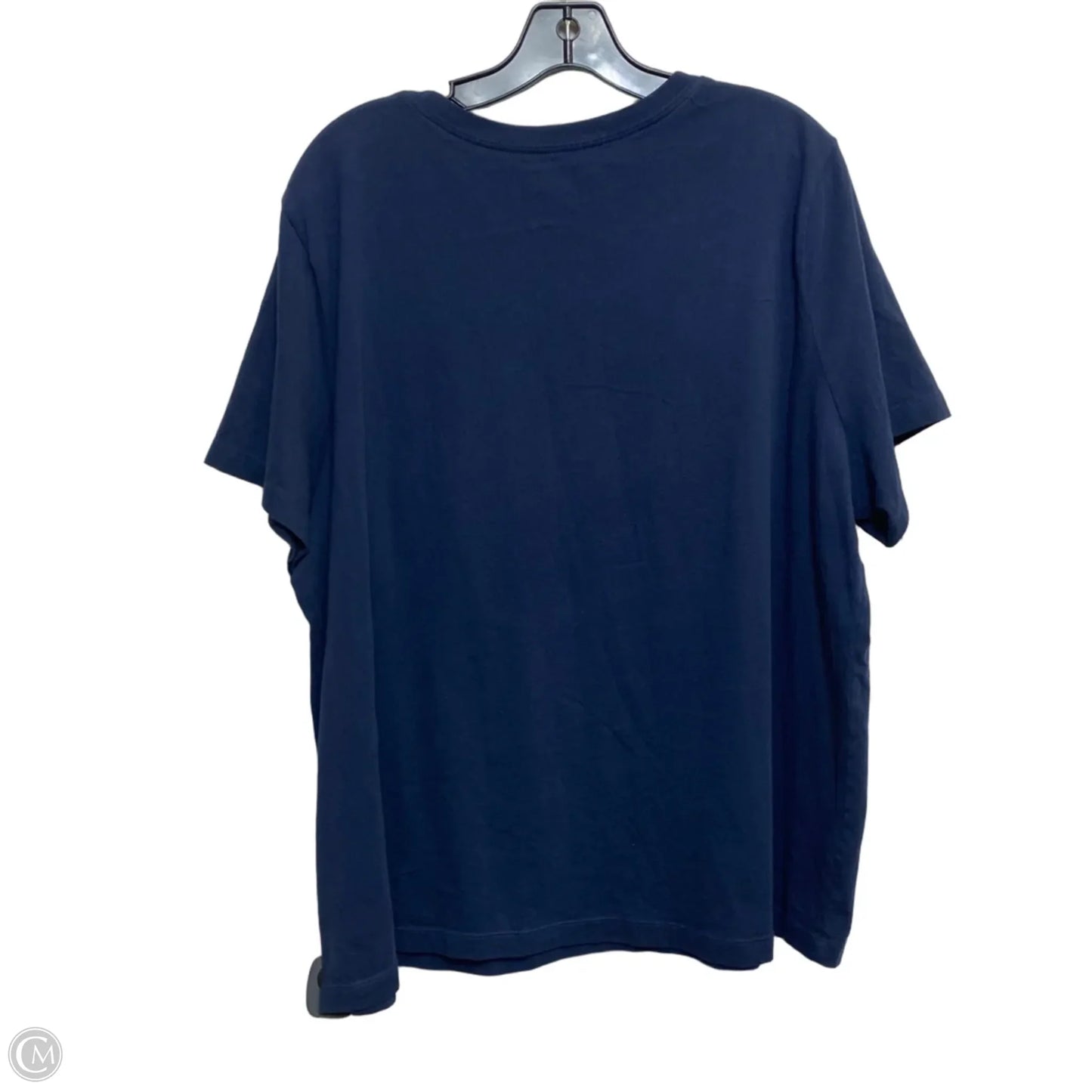 Athletic Top Short Sleeve By The North Face In Blue, Size: 3x