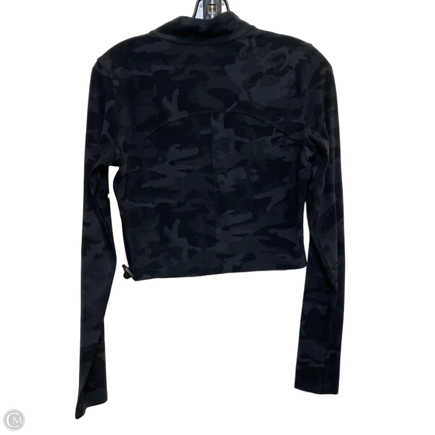Athletic Top Long Sleeve Crewneck By Lululemon In Camouflage Print, Size: S