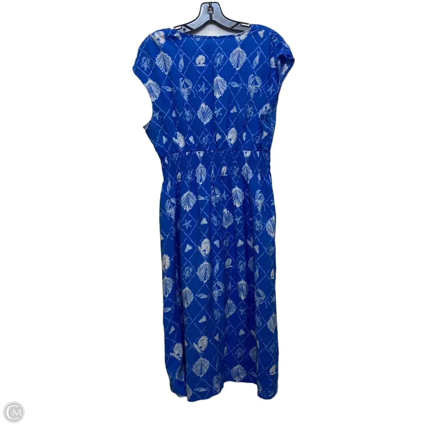 Dress Casual Midi By Sonoma In Blue, Size: Lp