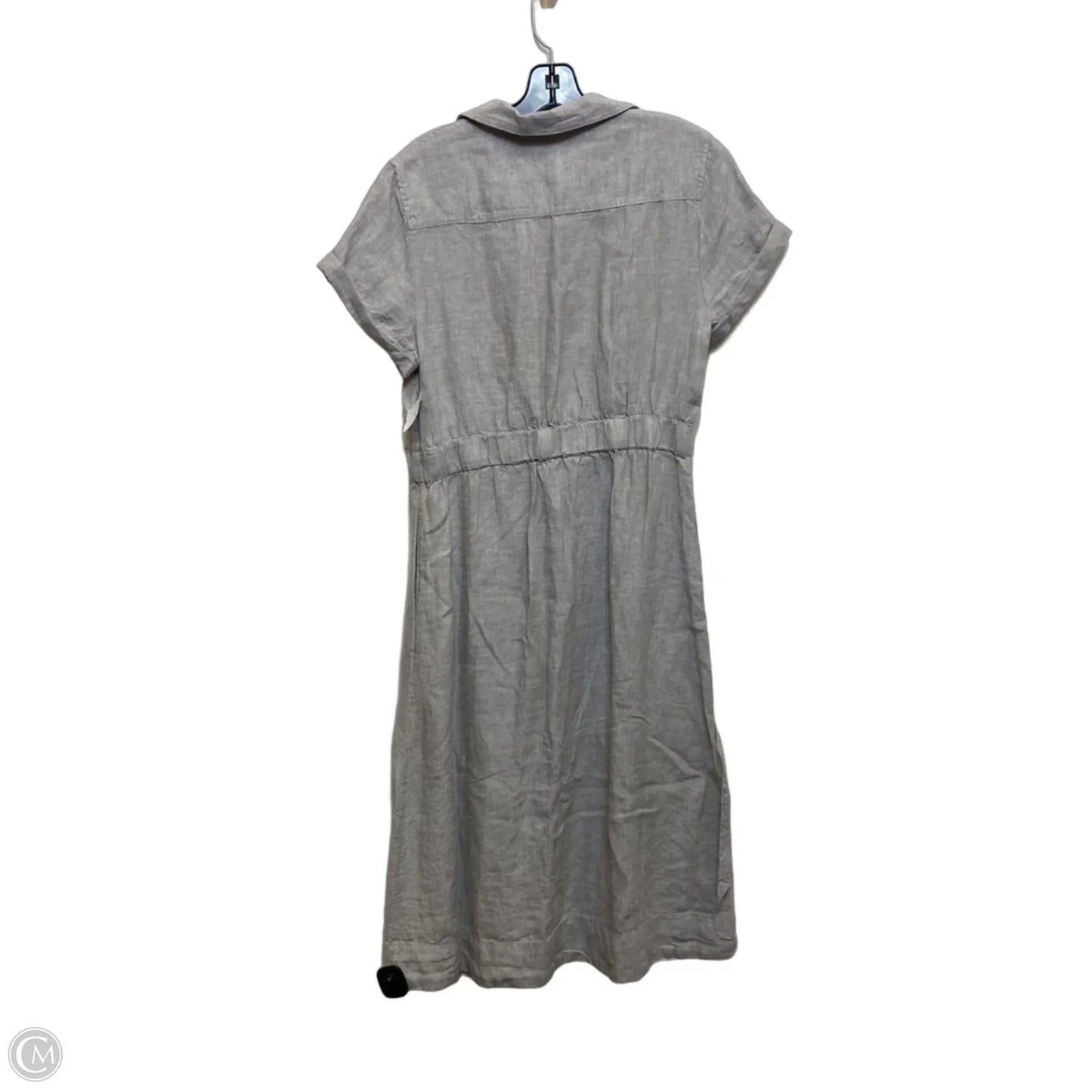 Dress Casual Midi By C And C In Grey, Size: M