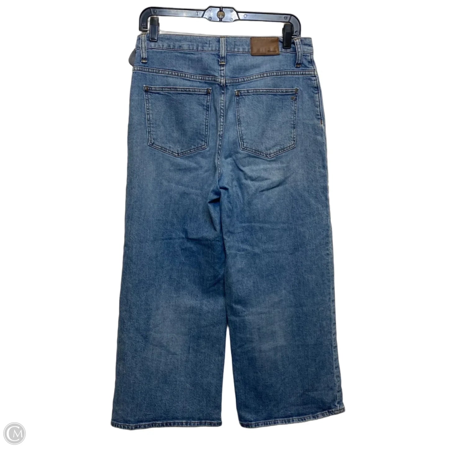 Jeans Cropped By Madewell In Blue Denim, Size: 8