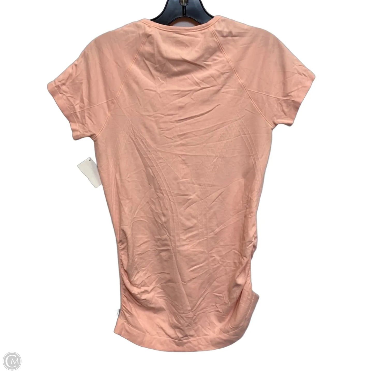 Athletic Top Short Sleeve By Athleta In Orange, Size: M