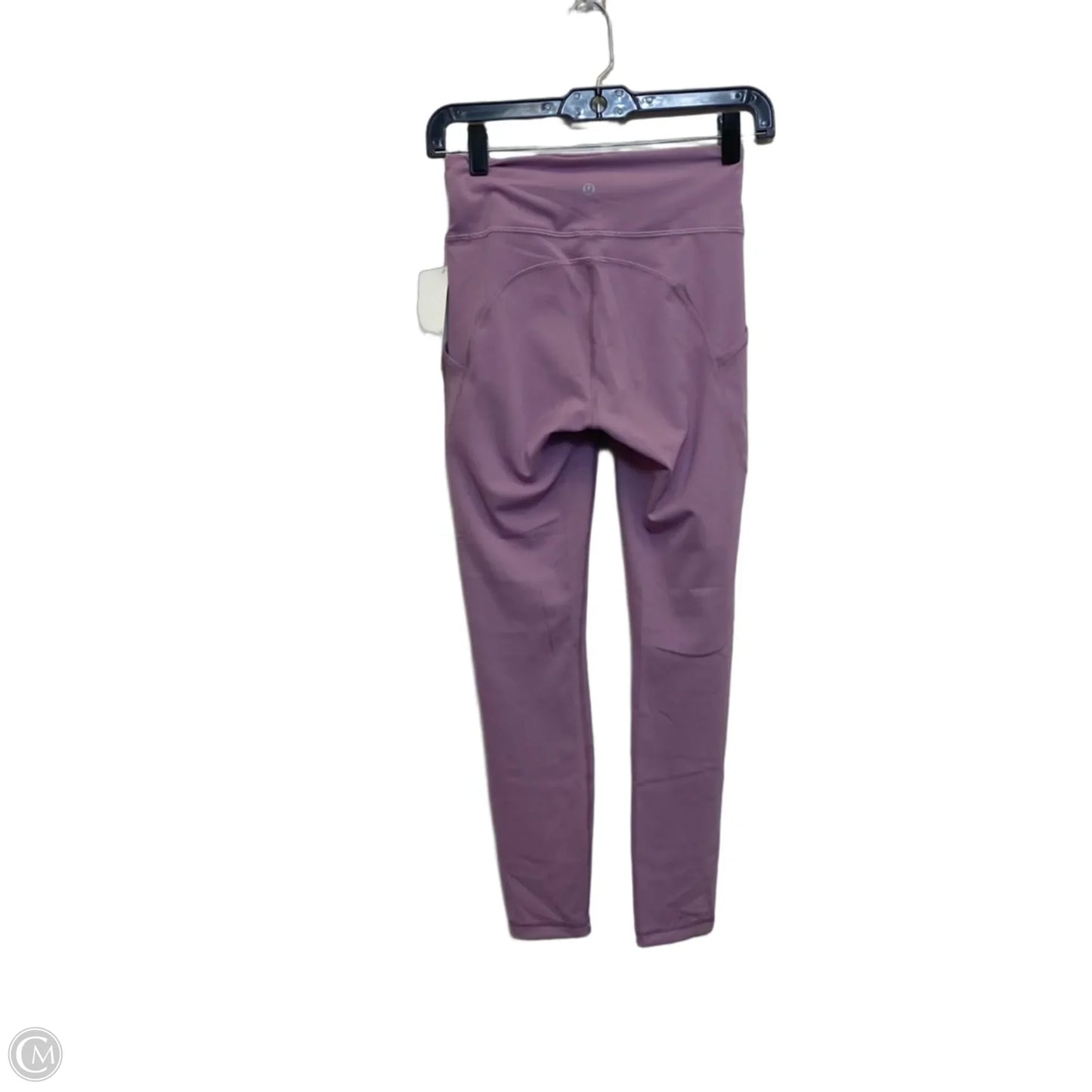 Athletic Leggings Designer By Lululemon In Purple, Size: S
