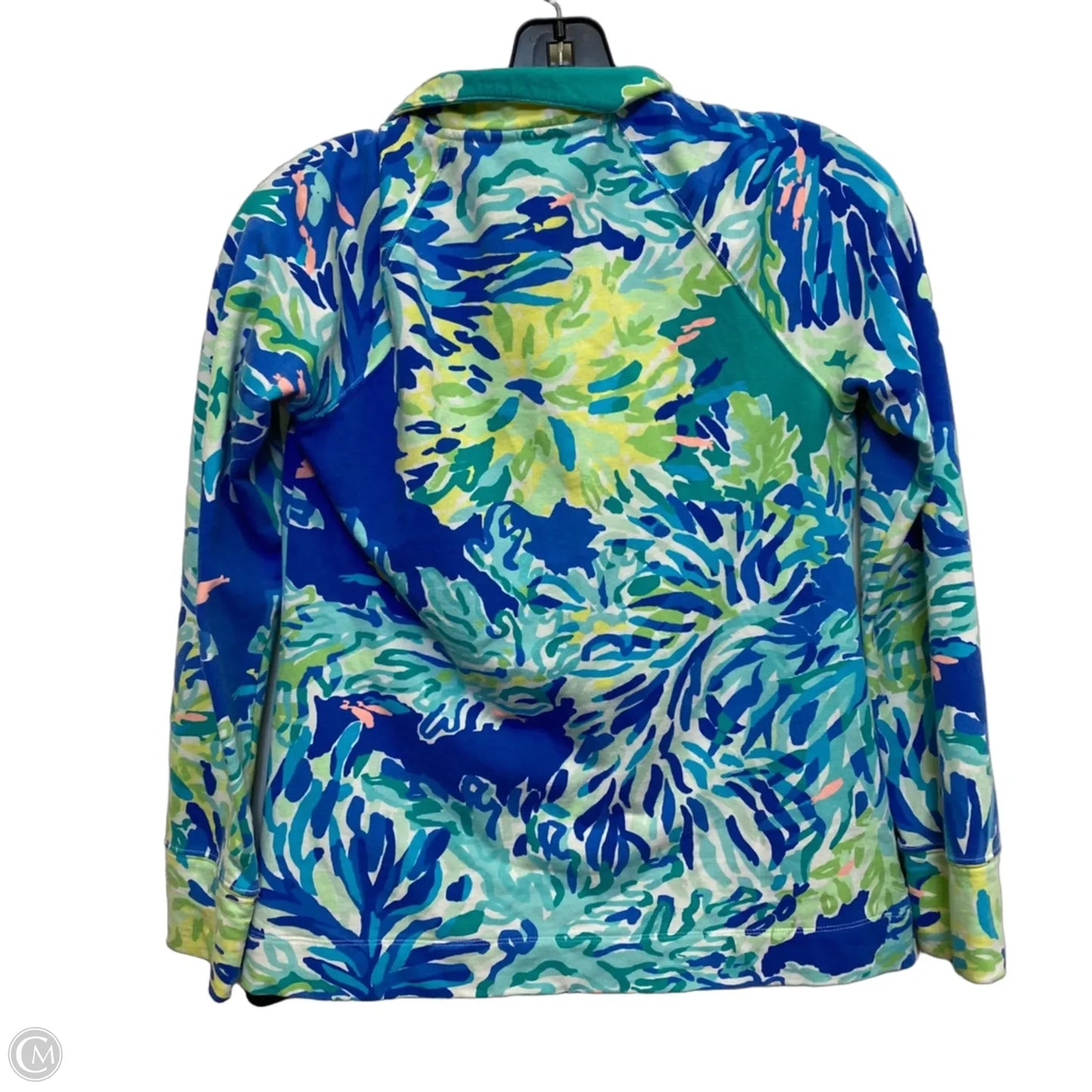 Sweatshirt Designer By Lilly Pulitzer In Blue & Green, Size: Xs