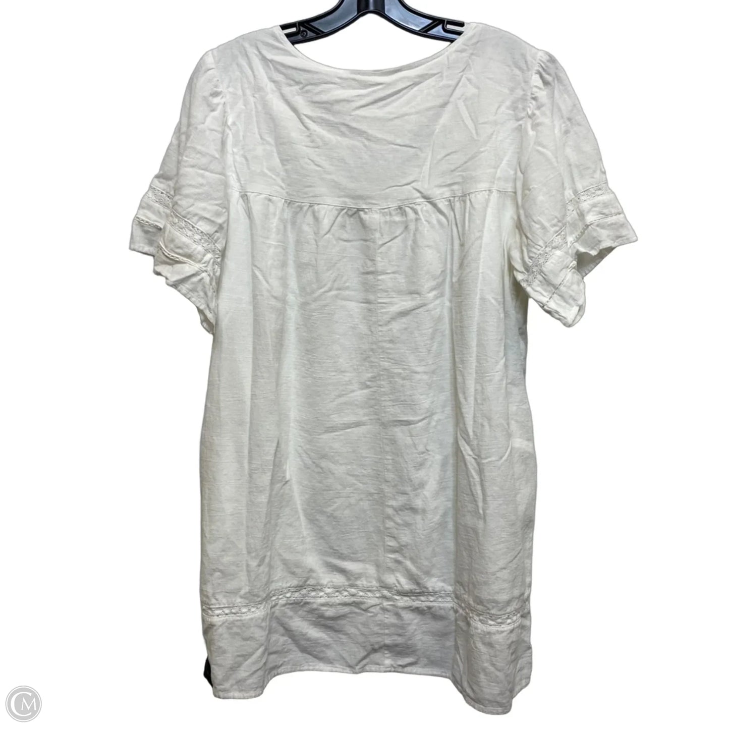 Dress Casual Short By Ellison In White, Size: L