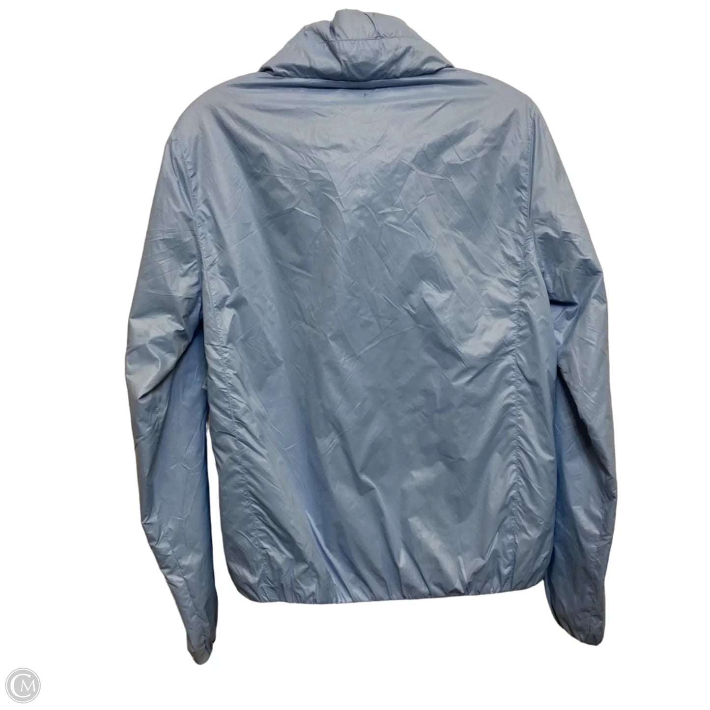 Jacket Windbreaker By Clothes Mentor In Blue, Size: M