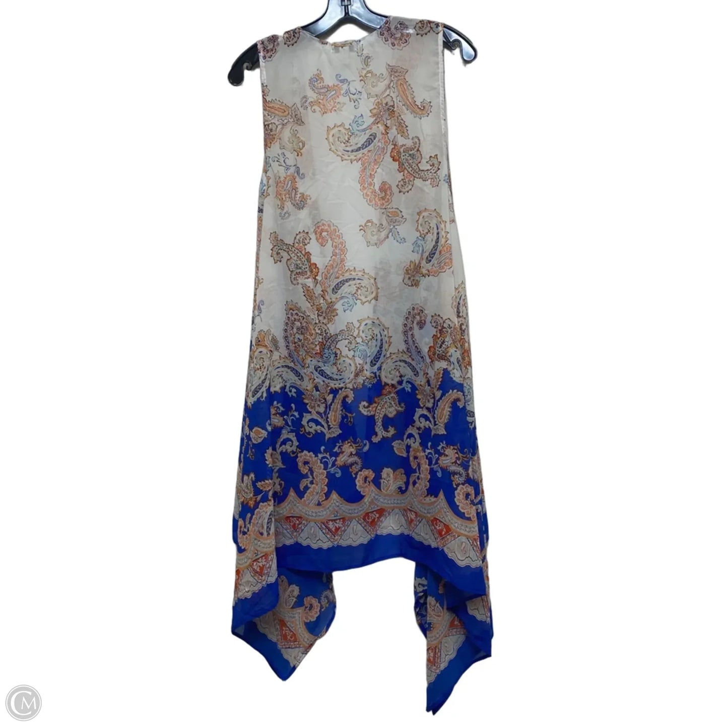 Kimono By Cato In Blue & White, Size: L
