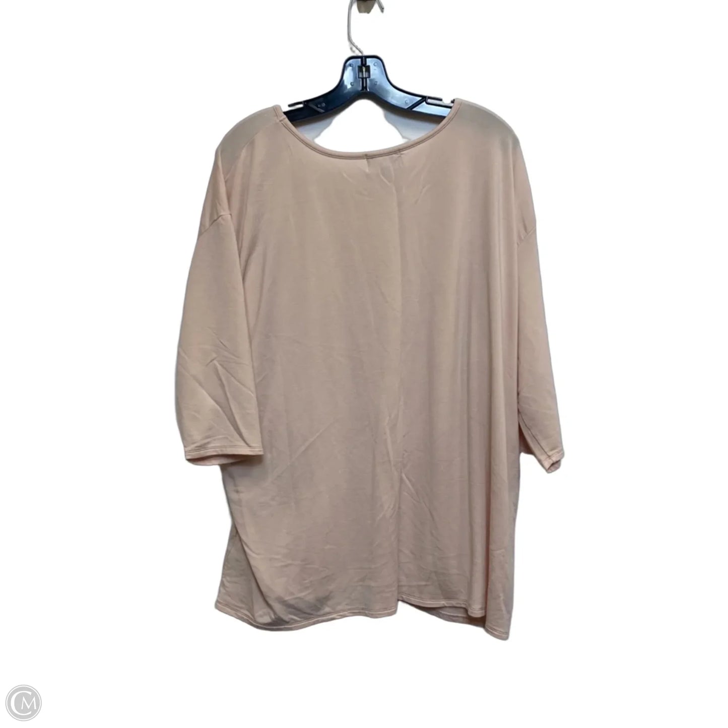 Top Short Sleeve By Ryllace In Peach, Size: 2x