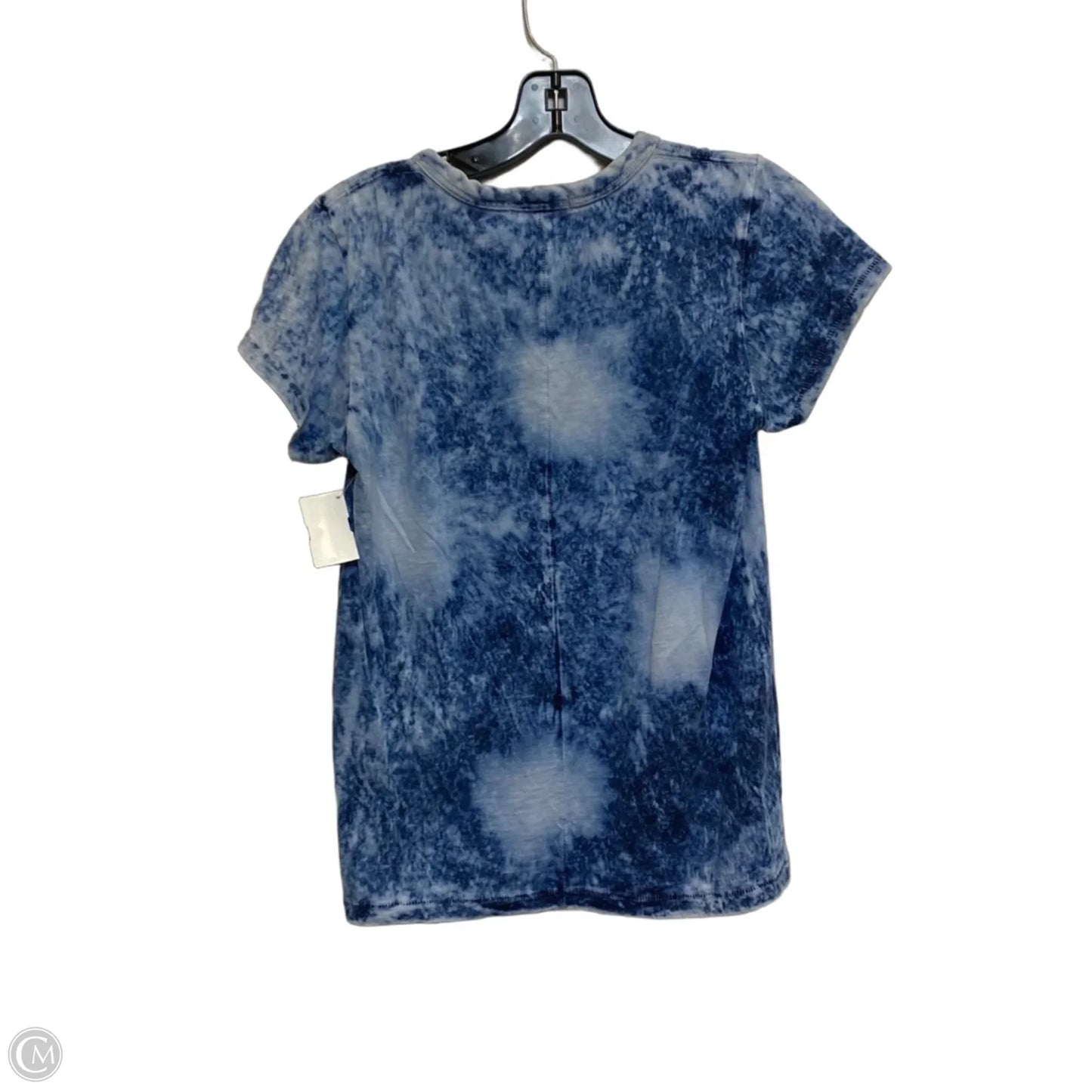 Top Short Sleeve Designer By Rag And Bone In Blue, Size: S
