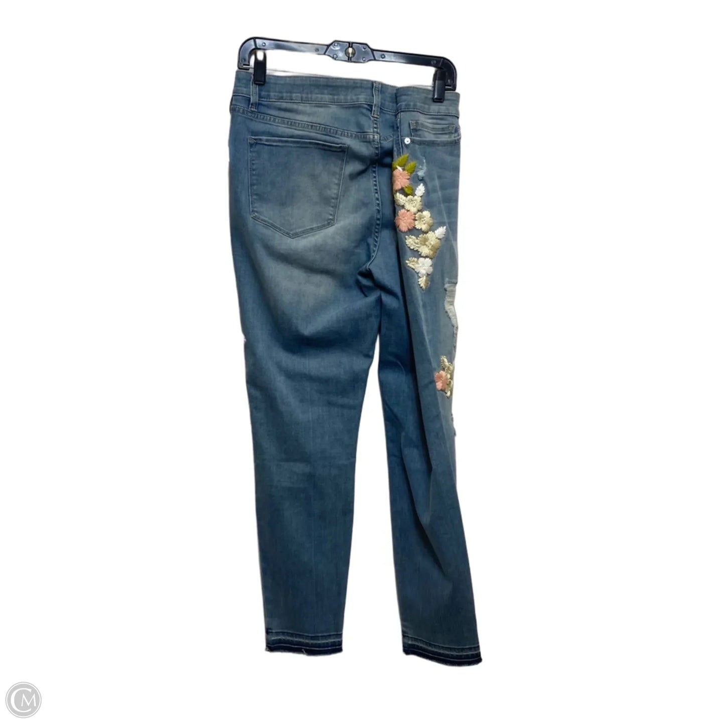 Jeans Skinny By Denim Crush In Blue Denim, Size: 14