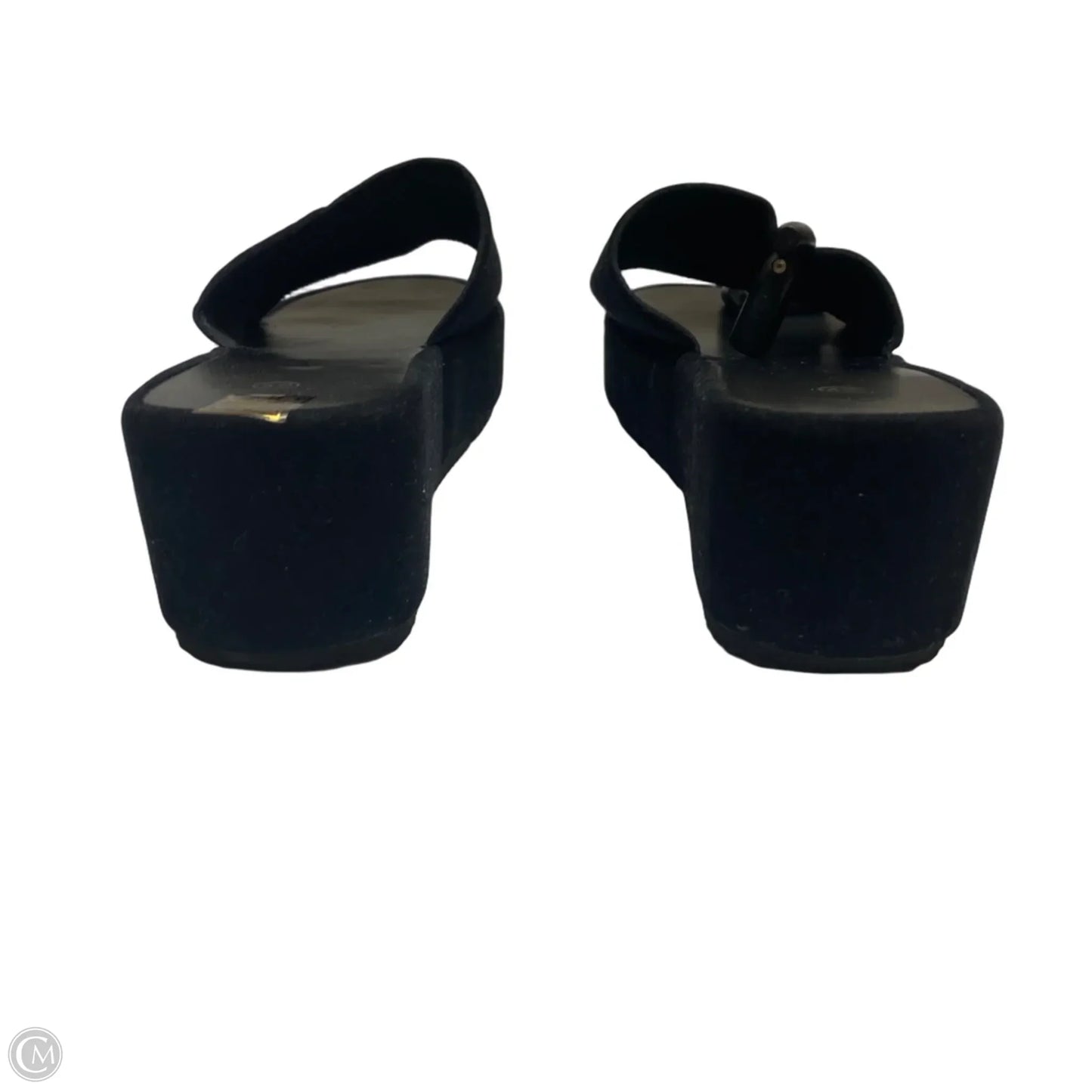 Sandals Heels Platform By Cmf In Black, Size: 11.5