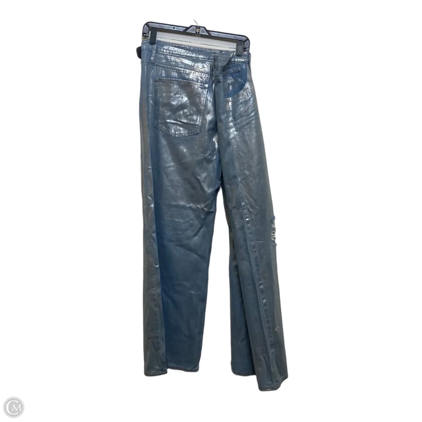 Jeans Wide Leg By Fashion Nova In Blue Denim, Size: 18