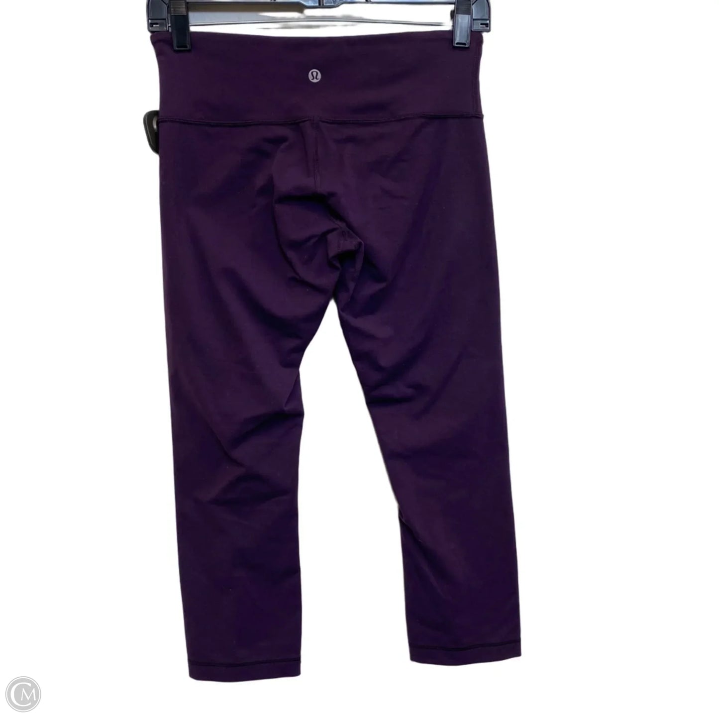 Athletic Leggings Capris Designer By Lululemon In Purple, Size: S