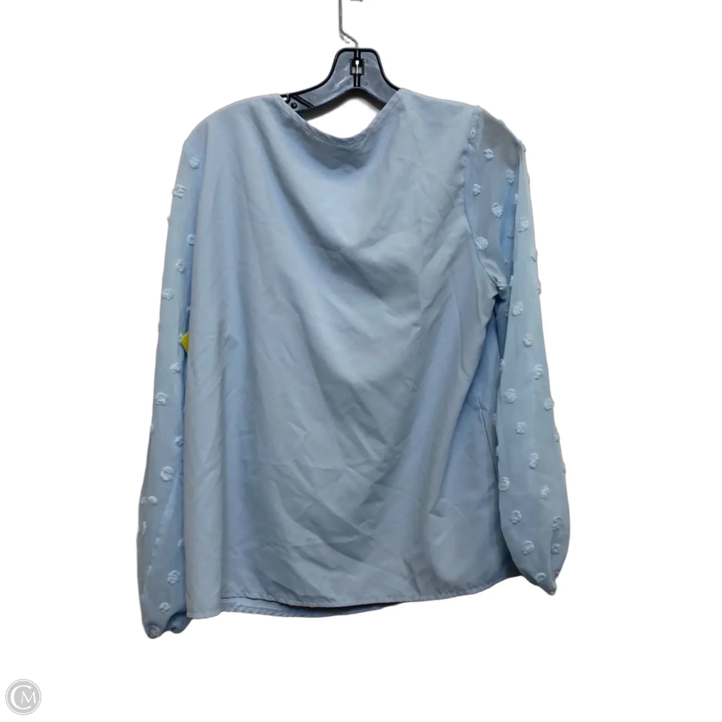 Top Long Sleeve By Shein In Blue, Size: L