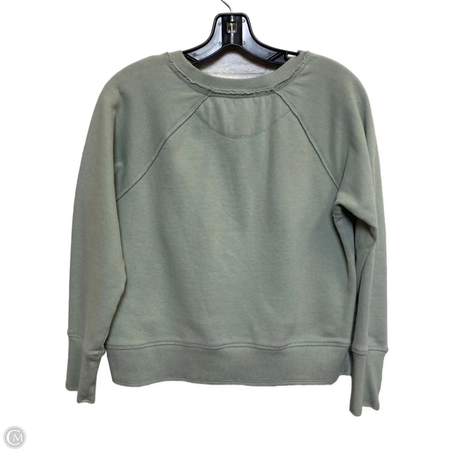 Sweatshirt Crewneck By Calvin Klein In Green, Size: S
