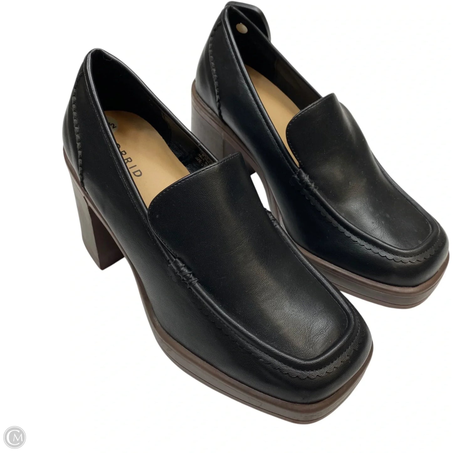 Shoes Heels Block By Torrid In Black, Size: 9.5