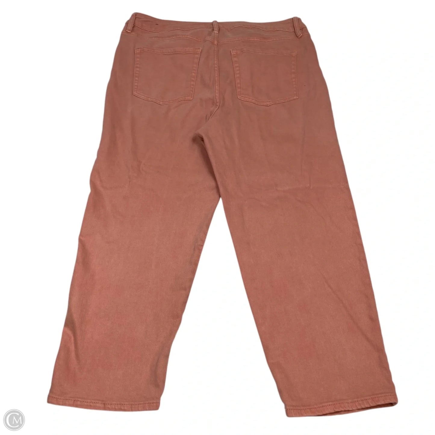Jeans Straight By Ava & Viv In Pink Denim, Size: 16
