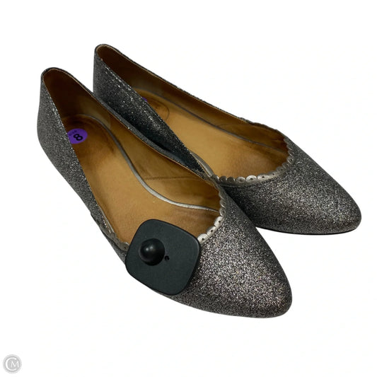 Shoes Designer By Jack Rogers In Silver, Size: 8