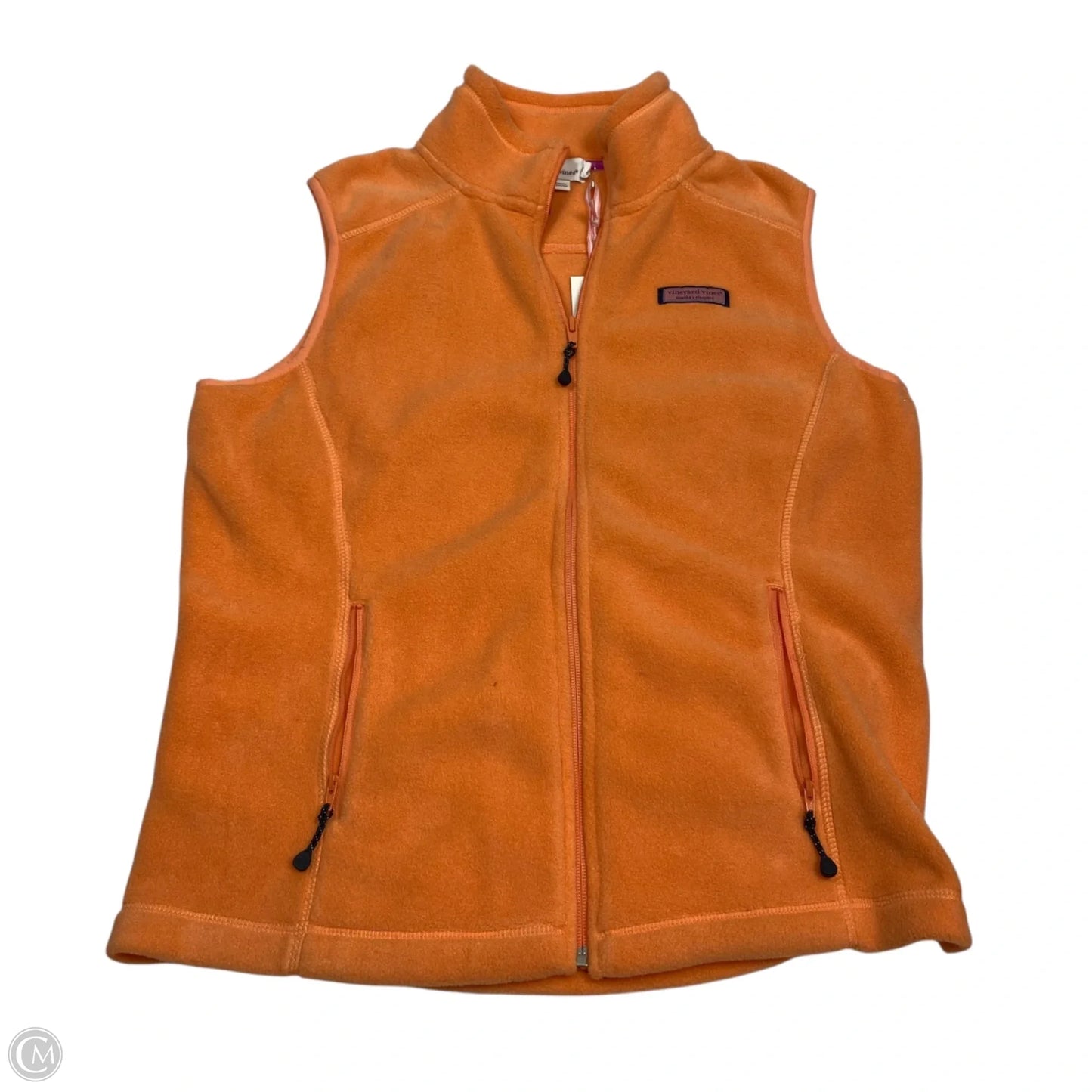 Vest Designer By Vineyard Vines In Orange, Size: S