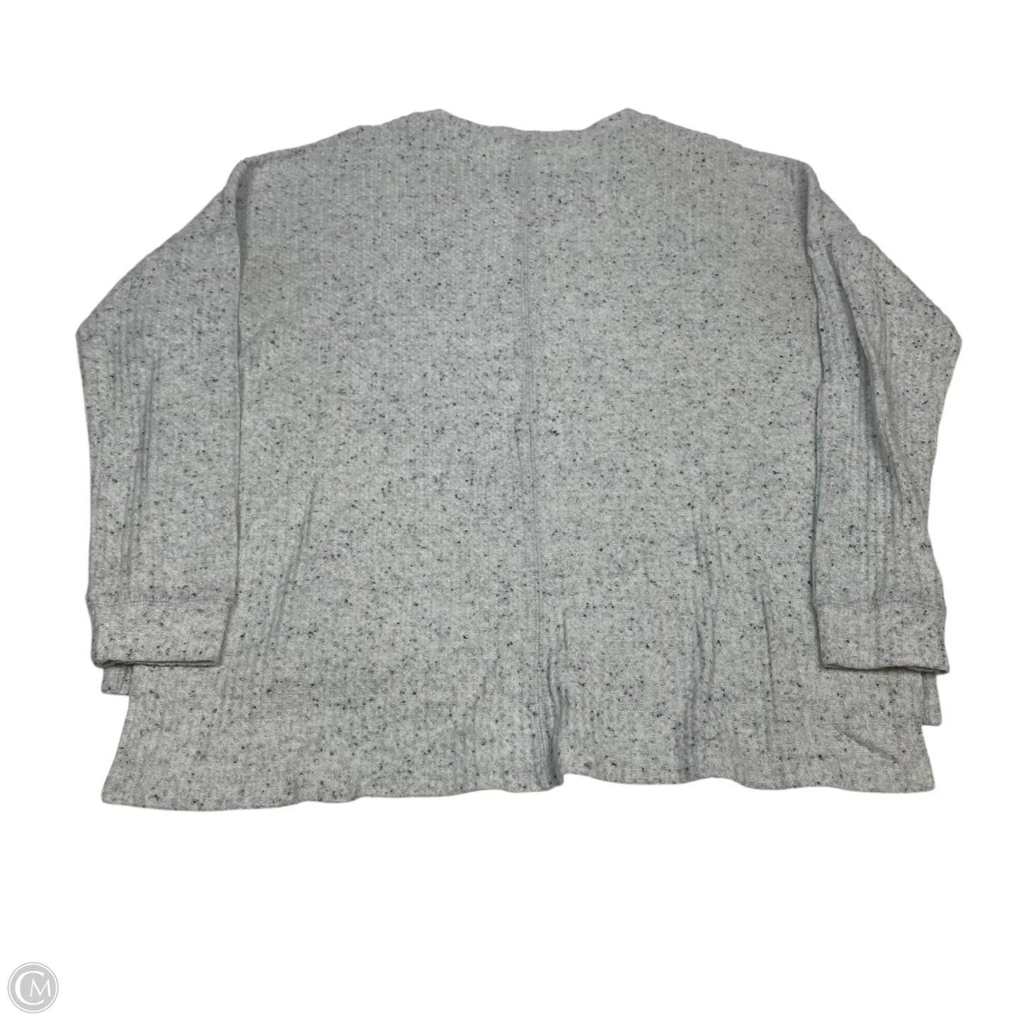 Top Long Sleeve By American Eagle In Grey, Size: S