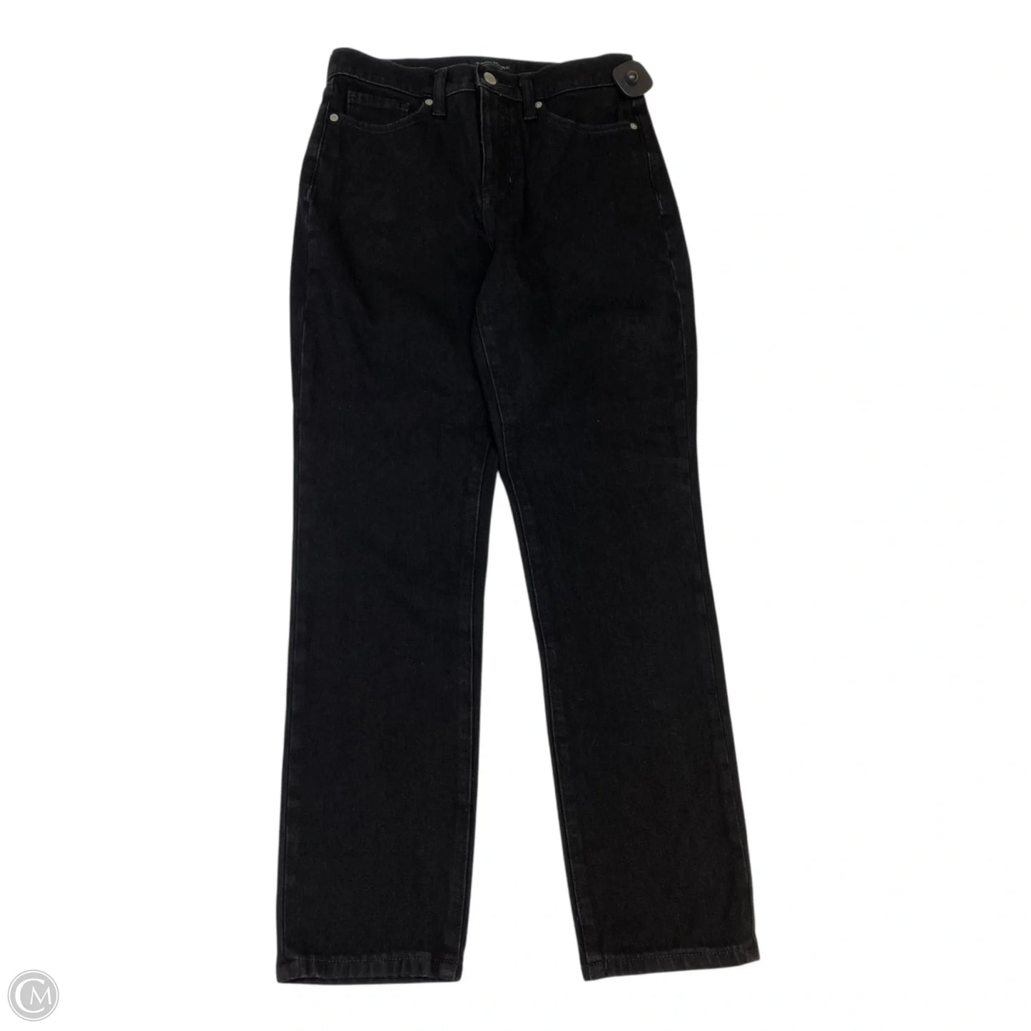 Jeans Skinny By Banana Republic In Black Denim, Size: 6