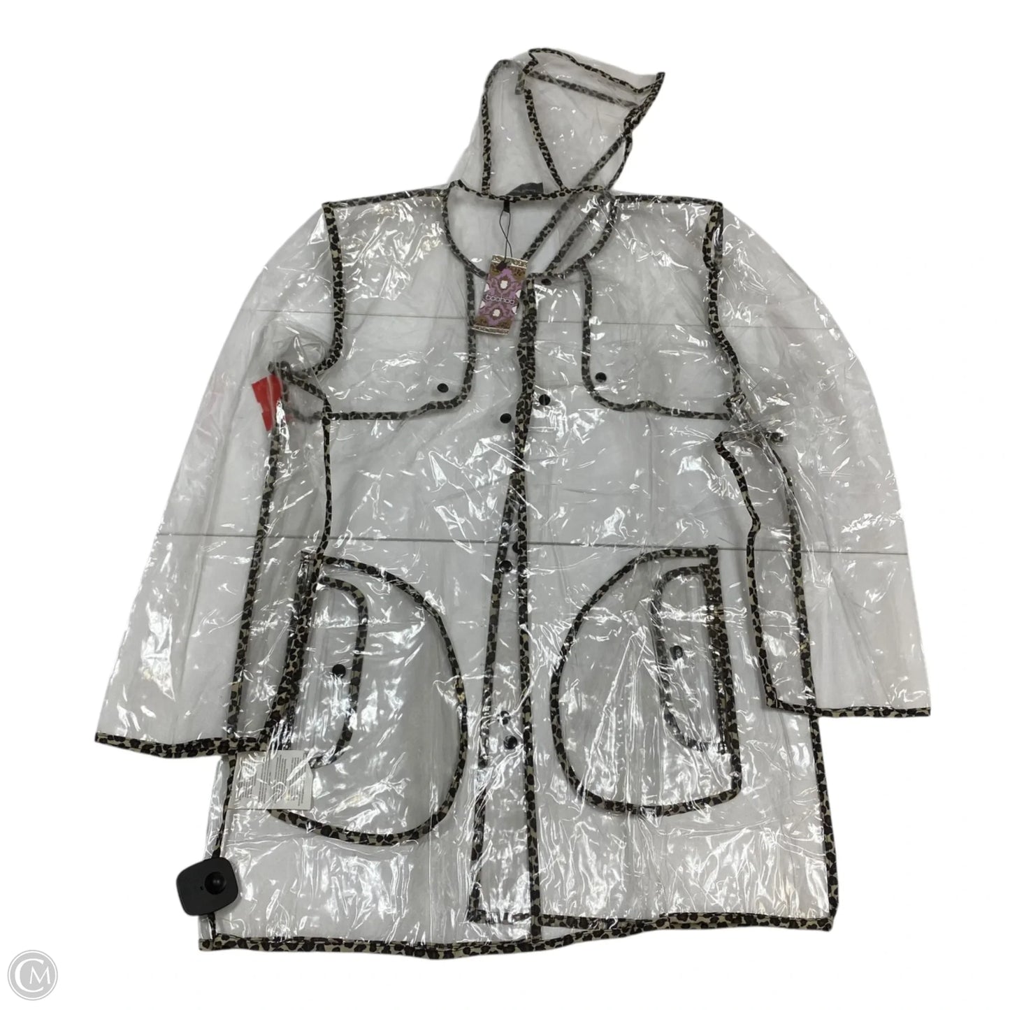 Coat Raincoat By Boohoo Boutique In Clear, Size: 0