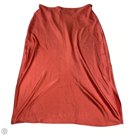 Skirt Midi By Old Navy In Orange, Size: L