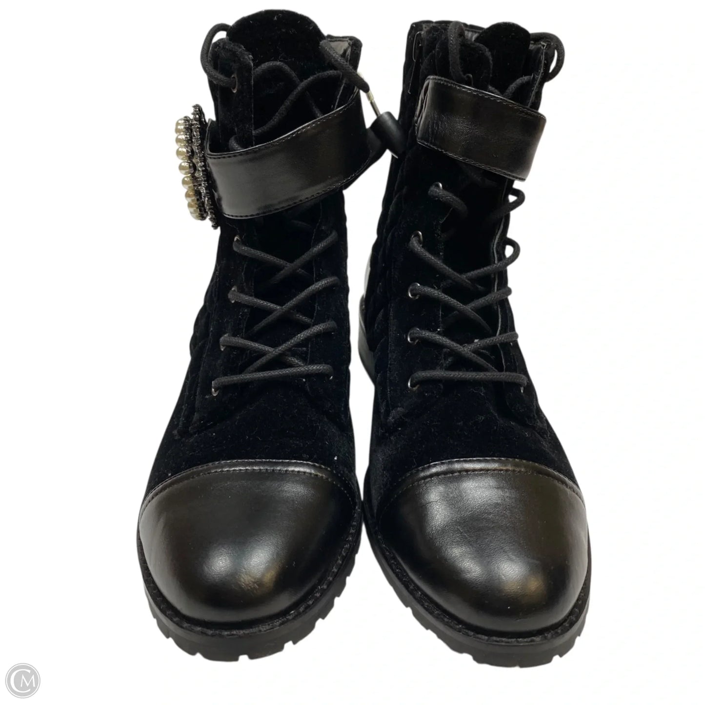 Boots Ankle Flats By White House Black Market In Black, Size: 7.5