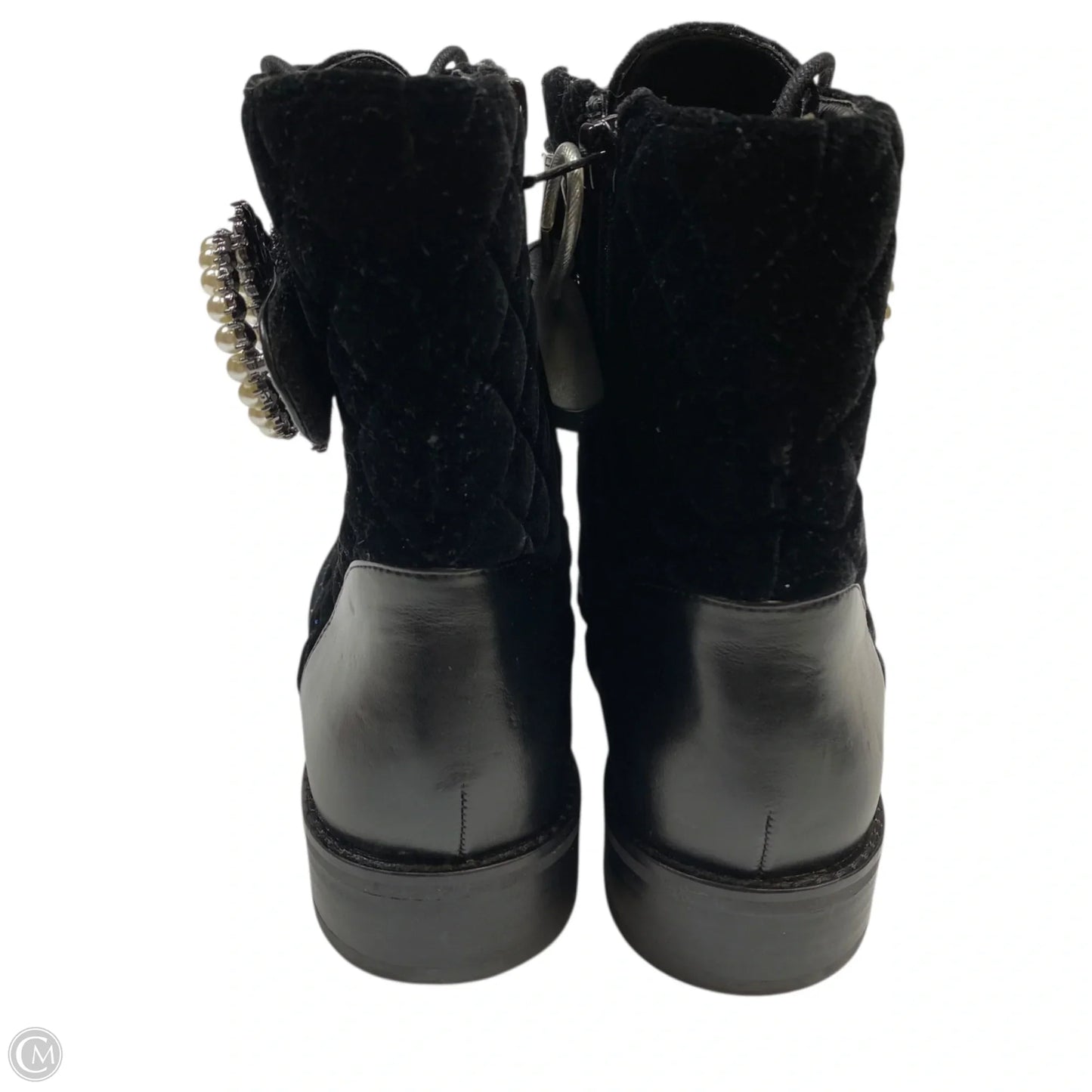 Boots Ankle Flats By White House Black Market In Black, Size: 7.5