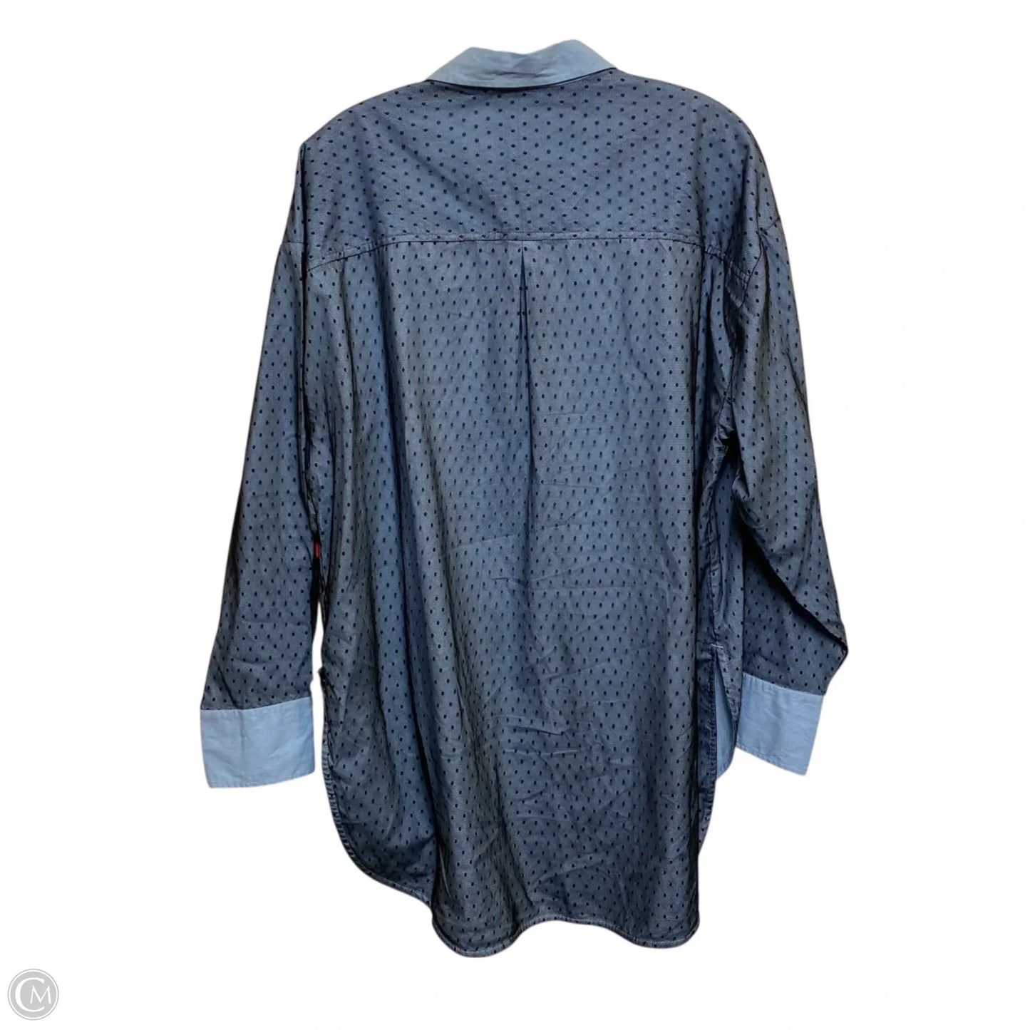 Top Long Sleeve By Maeve In Blue, Size: L