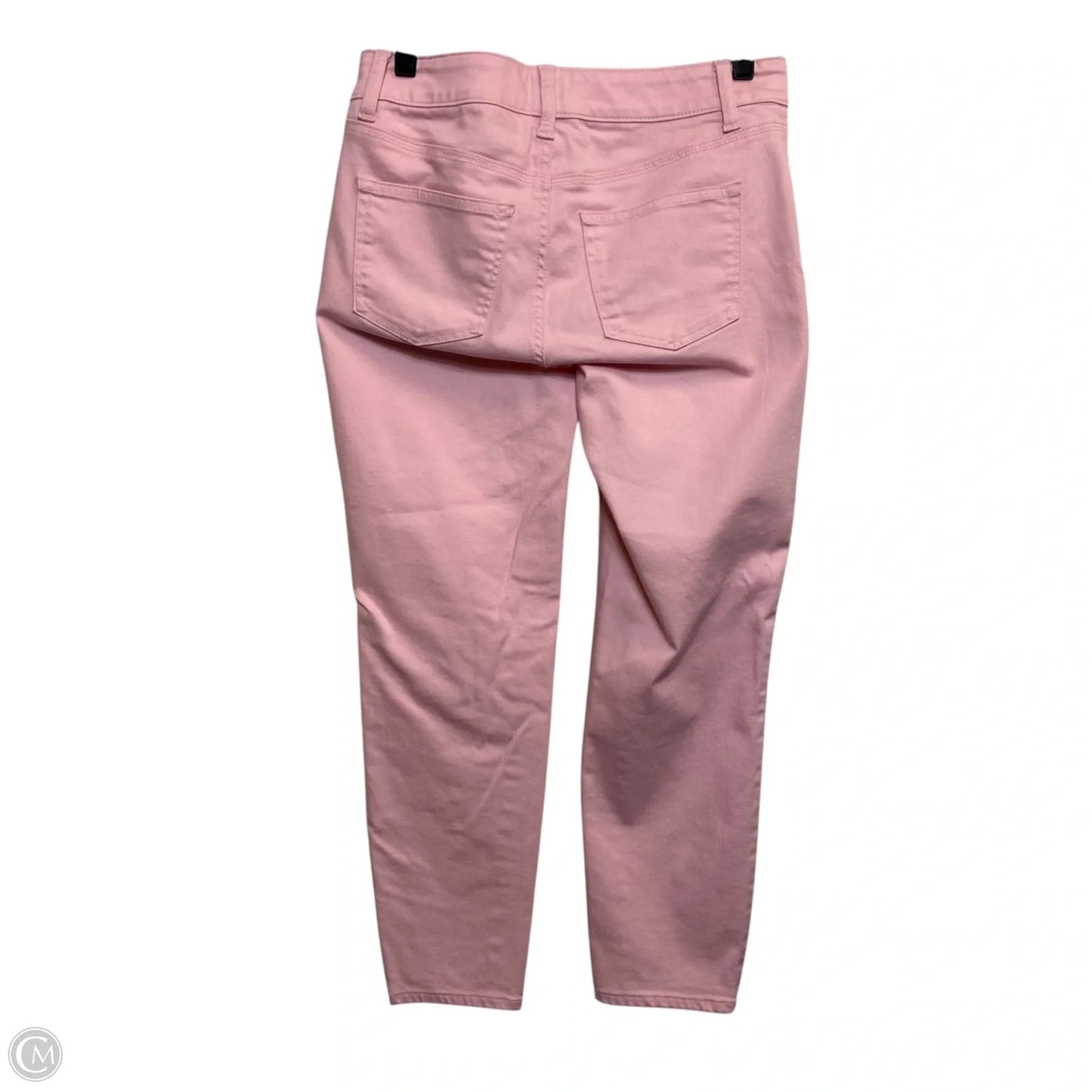 Jeans Straight By Talbots In Pink Denim, Size: 2