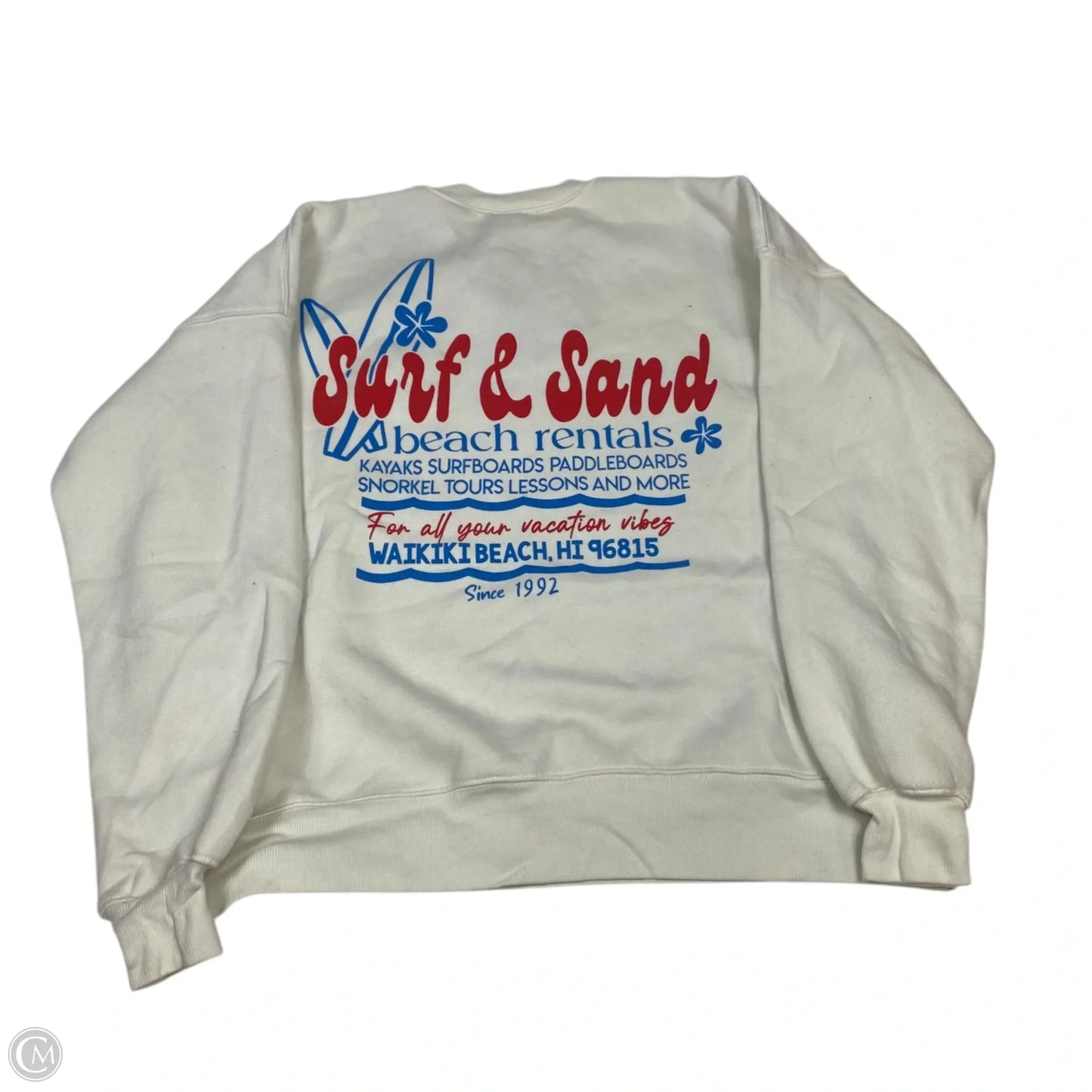 Sweatshirt Crewneck By Wild Fable In Cream, Size: Xs